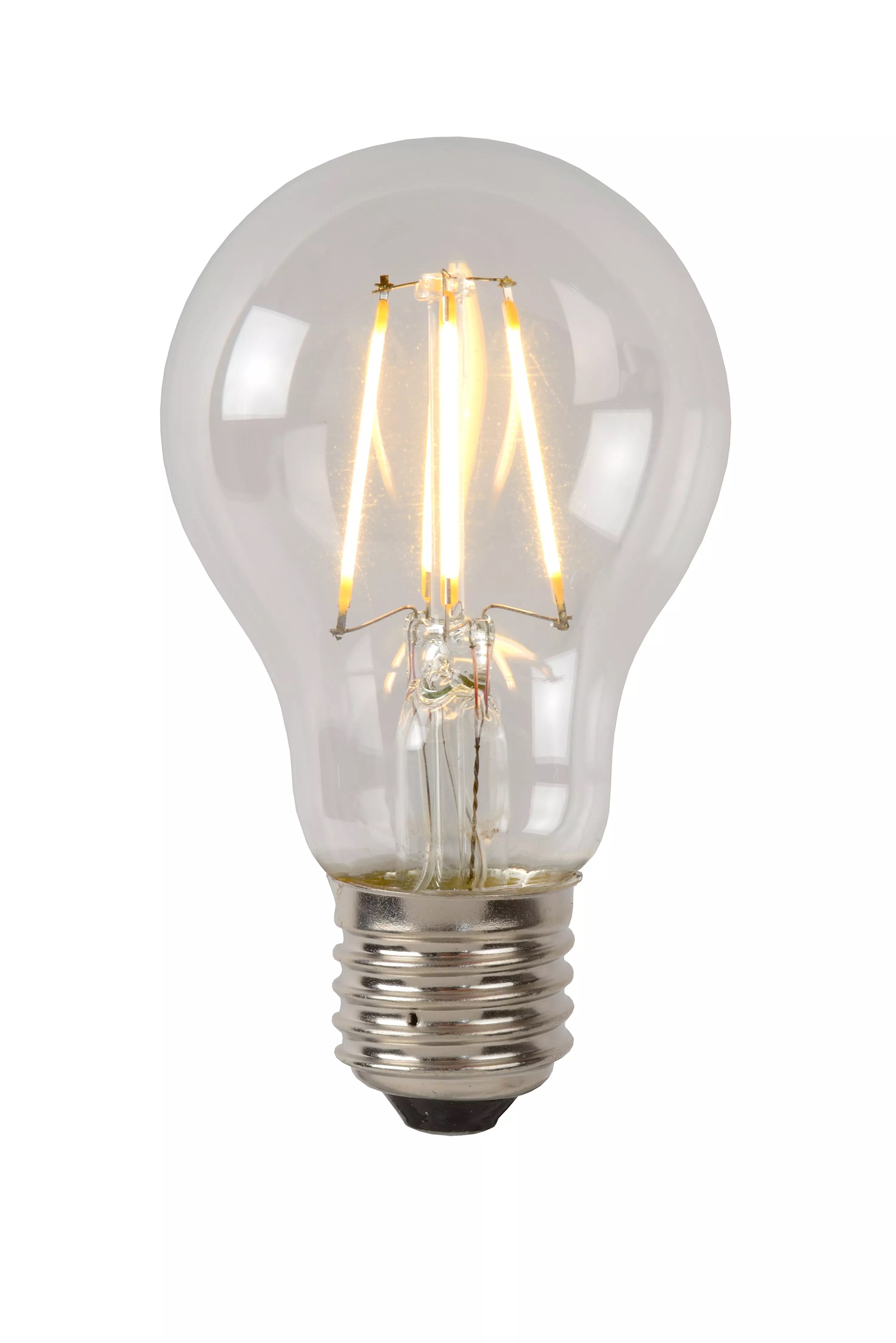 Lucide Lampe à incandescence LED classe A - Ø ,5 cm - E27 - 7W non-dimmersible - 2700K - transparent
