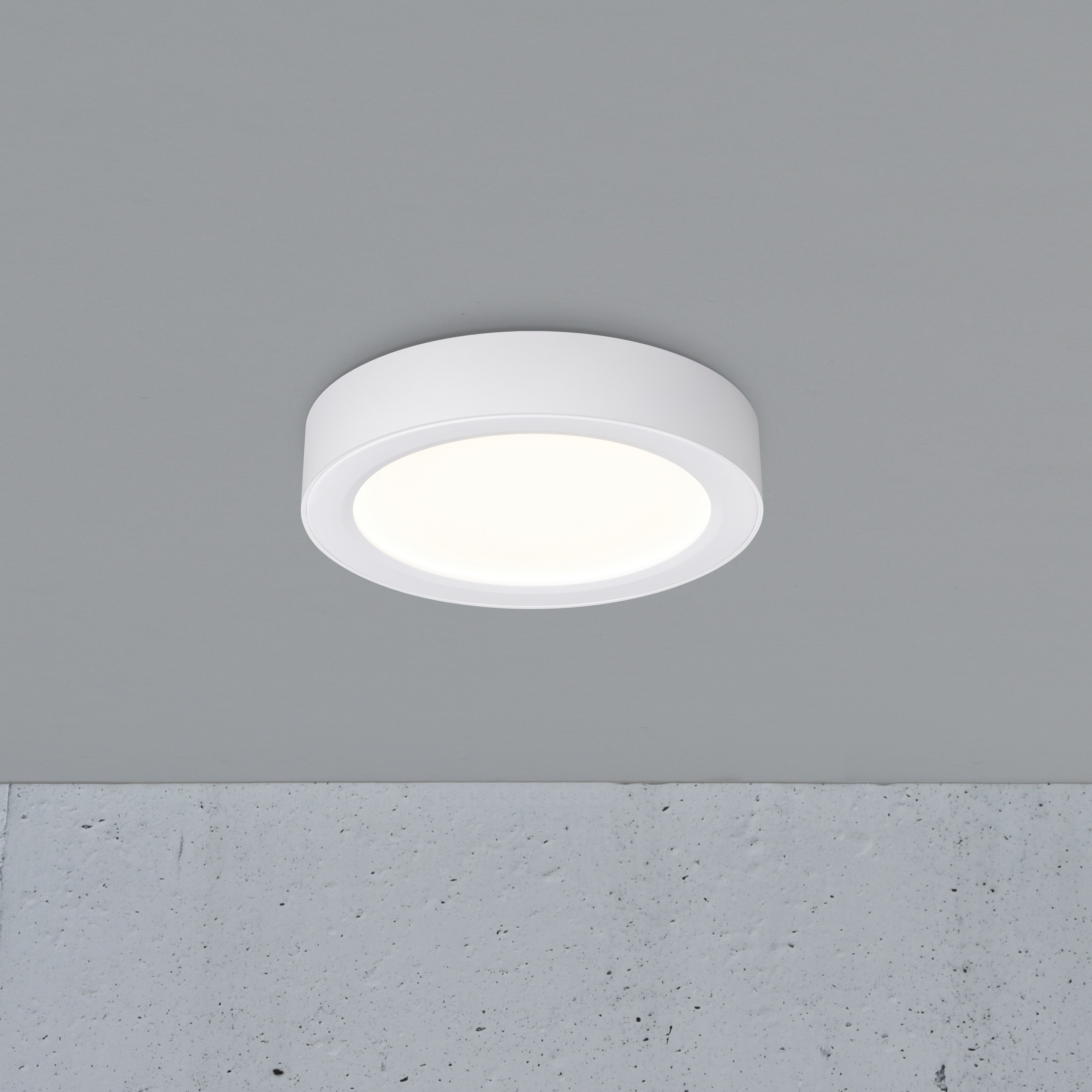 Nordlux Sóller 12 - lampe de plafond - Ø 12,9 x 2,5 cm - 7,5W dimmable LED inclus - IP44 - blanc