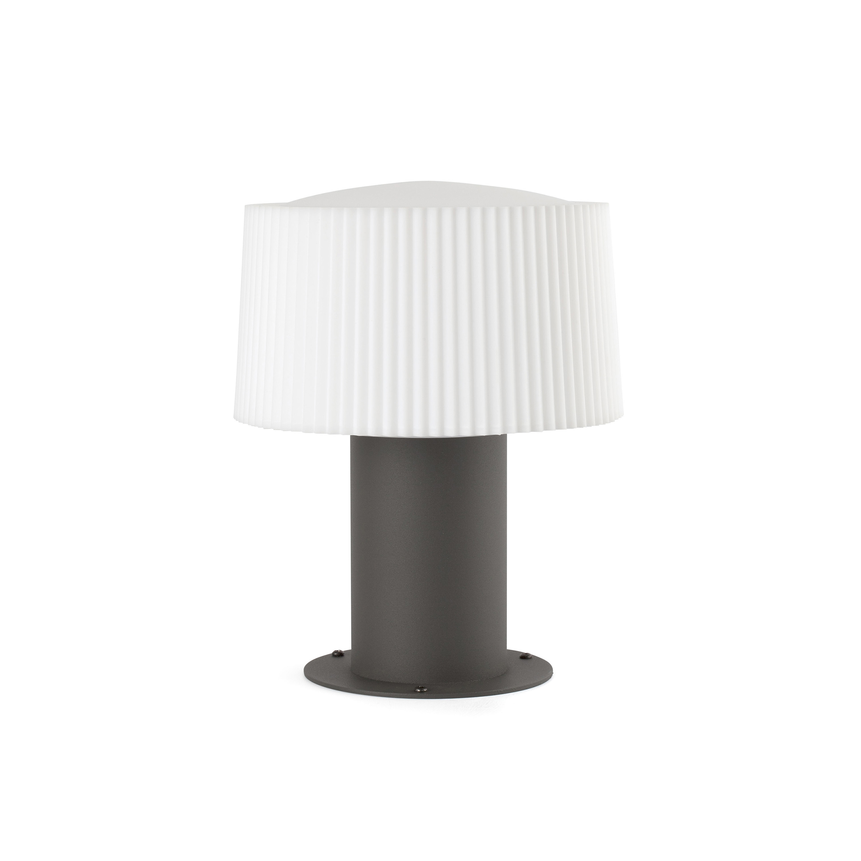 Faro Muffin - lampe de jardin - Ø ,9 cm - IP44 - gris foncé