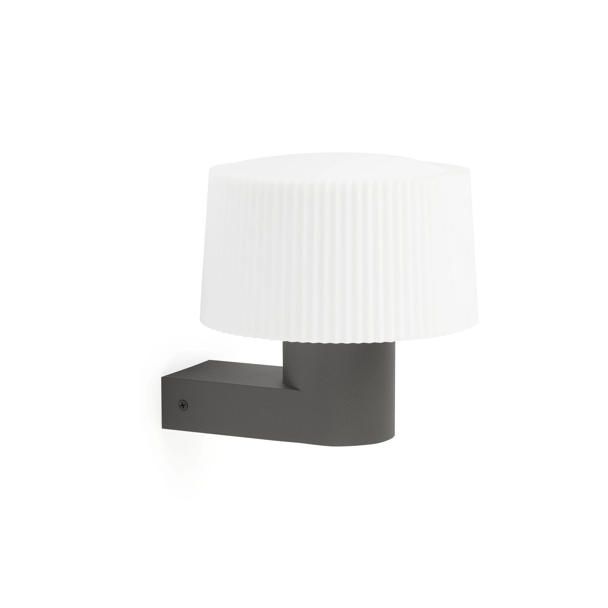 Faro Muffin - applique murale - ,5 x - IP44 - gris foncé