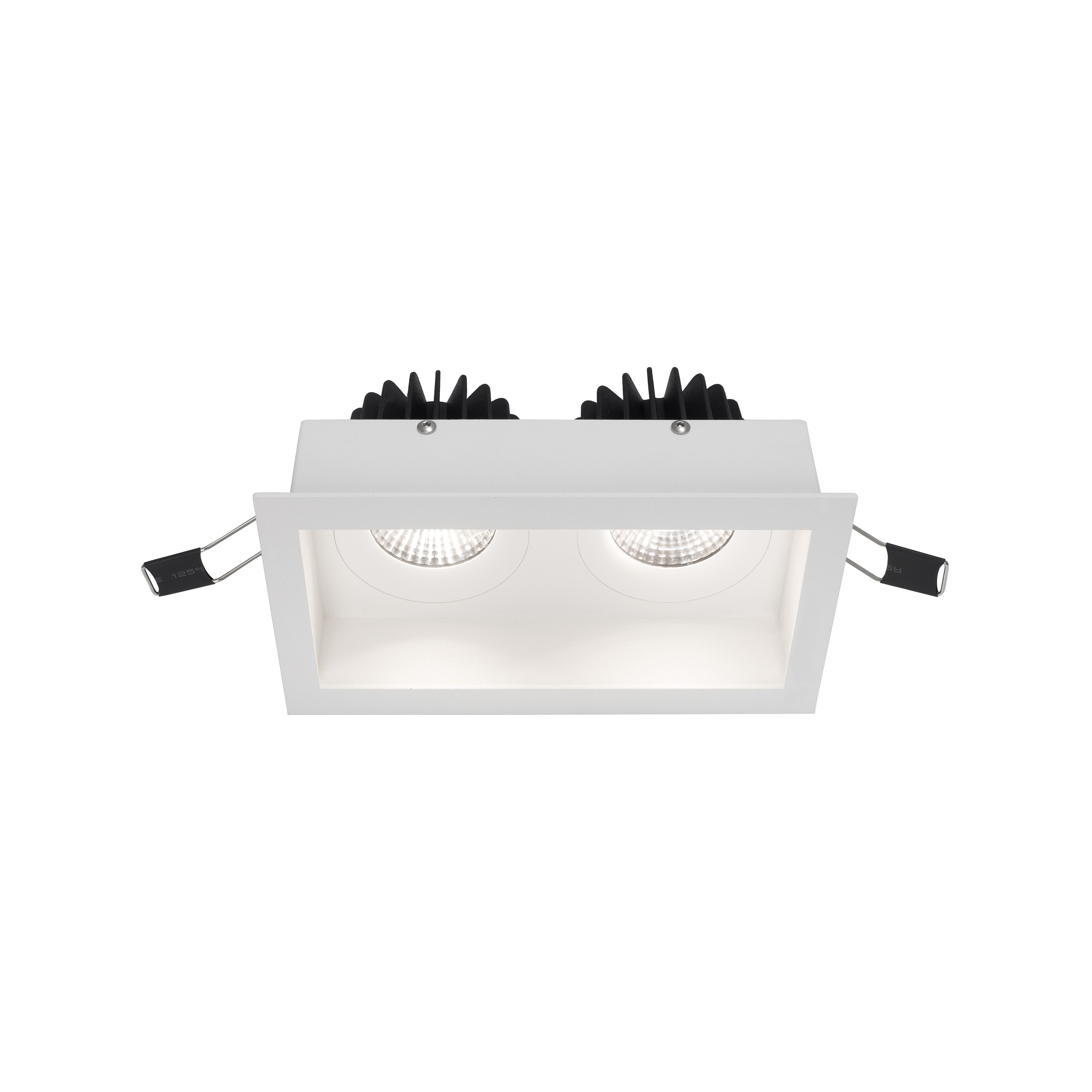 Nova Luce Olbia - spot encastrable - mm, mm encastrable - IP44 - blanc