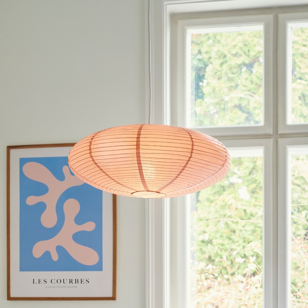 Nordlux Villo - abat-jour en papier sans suspension - Ø cm - vieux rose
