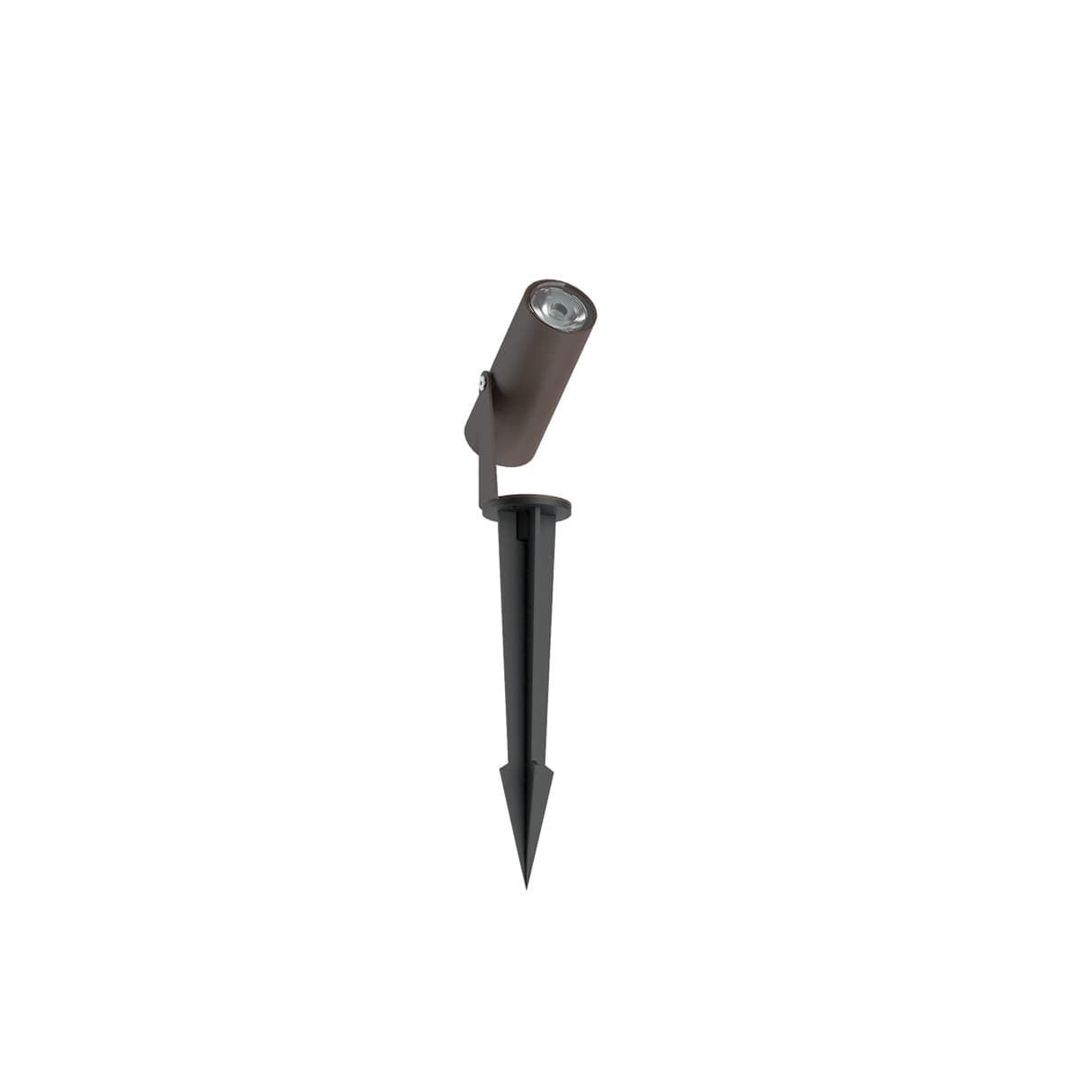 VK Lighting Sui - spot à piquet - Ø ,2 cm - 3W LED inclus - IP65 - Brun rouille