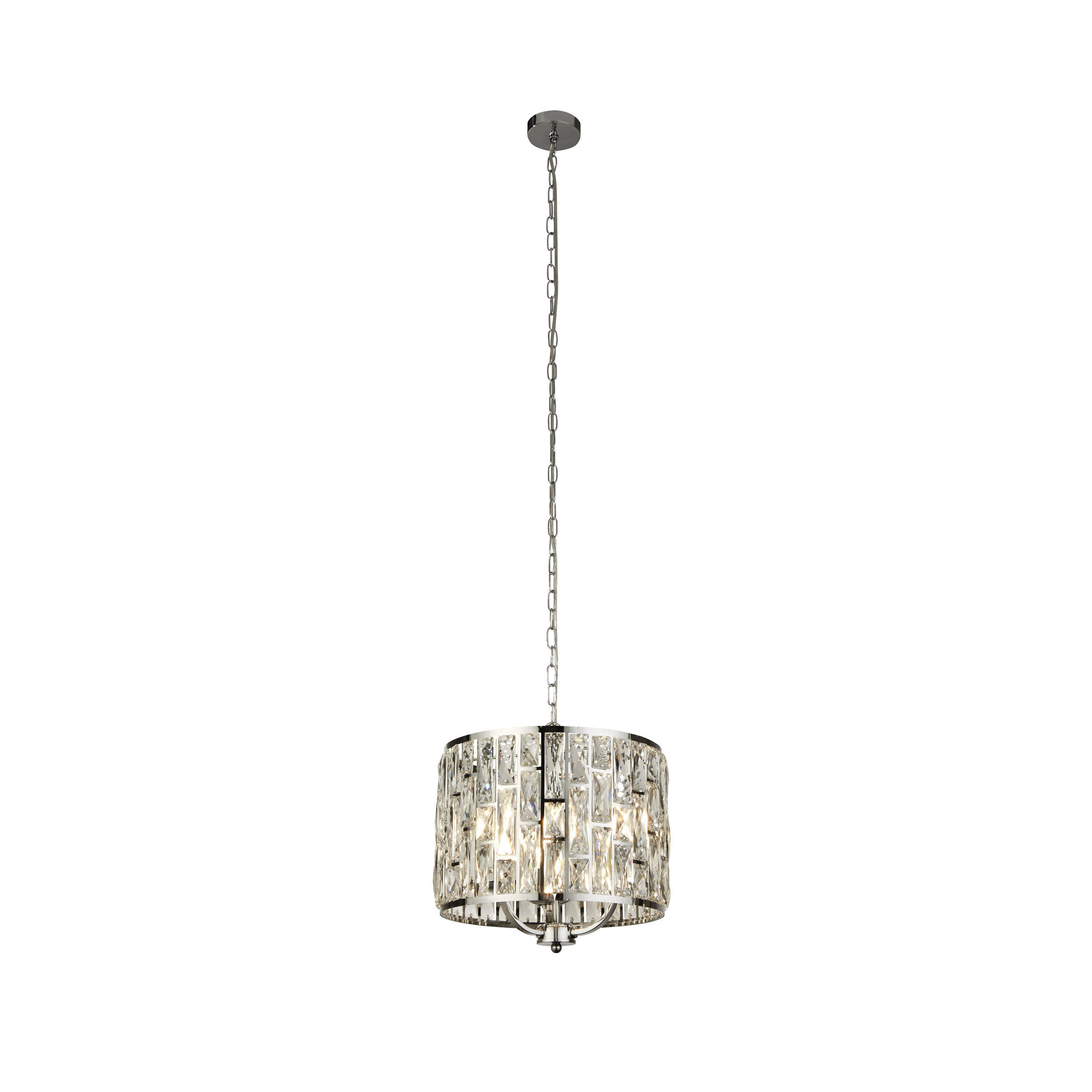 Searchlight Bijou - lampe suspendue - Ø cm - chrome
