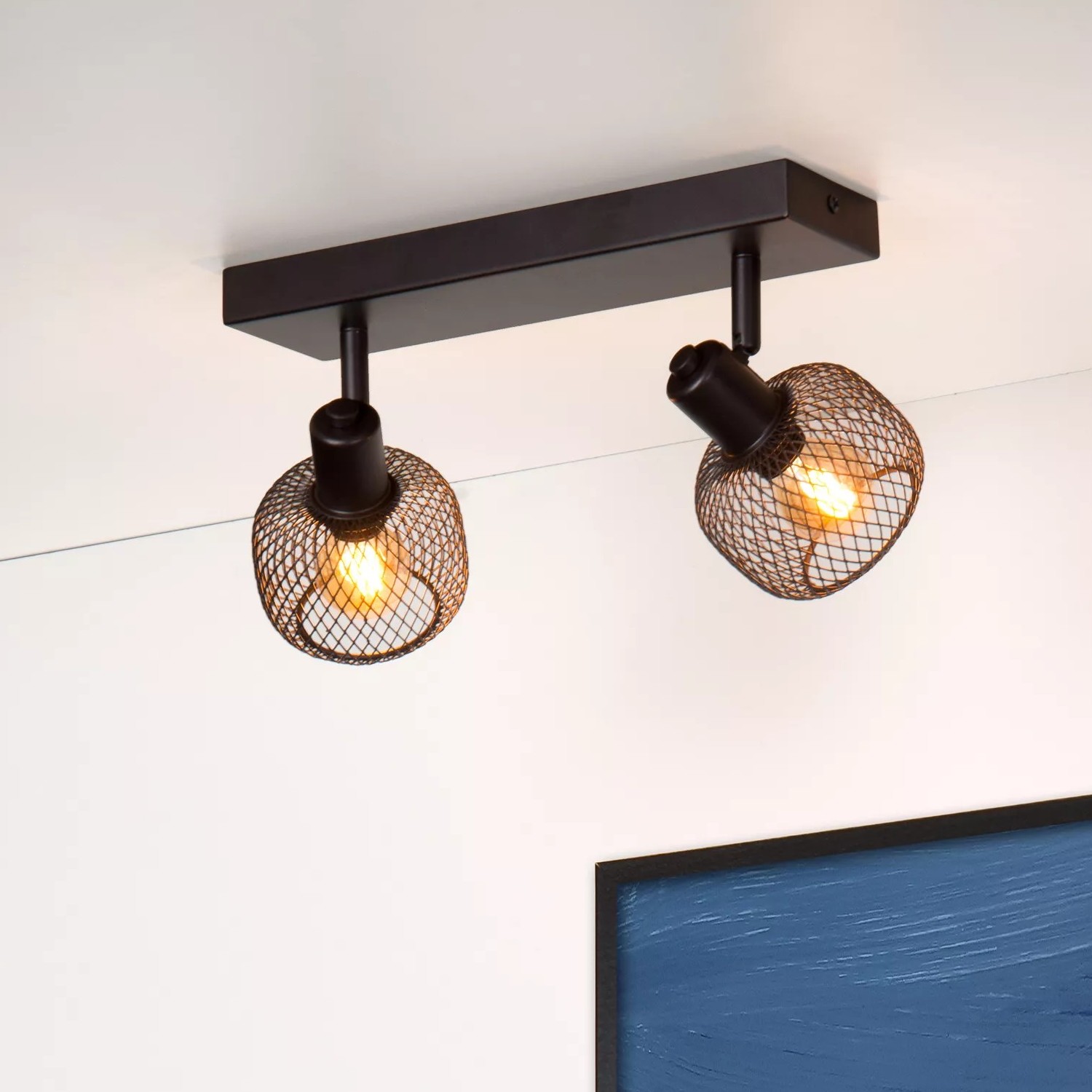 Lucide Maren - spot en saillie 2L - ,5 x - noir