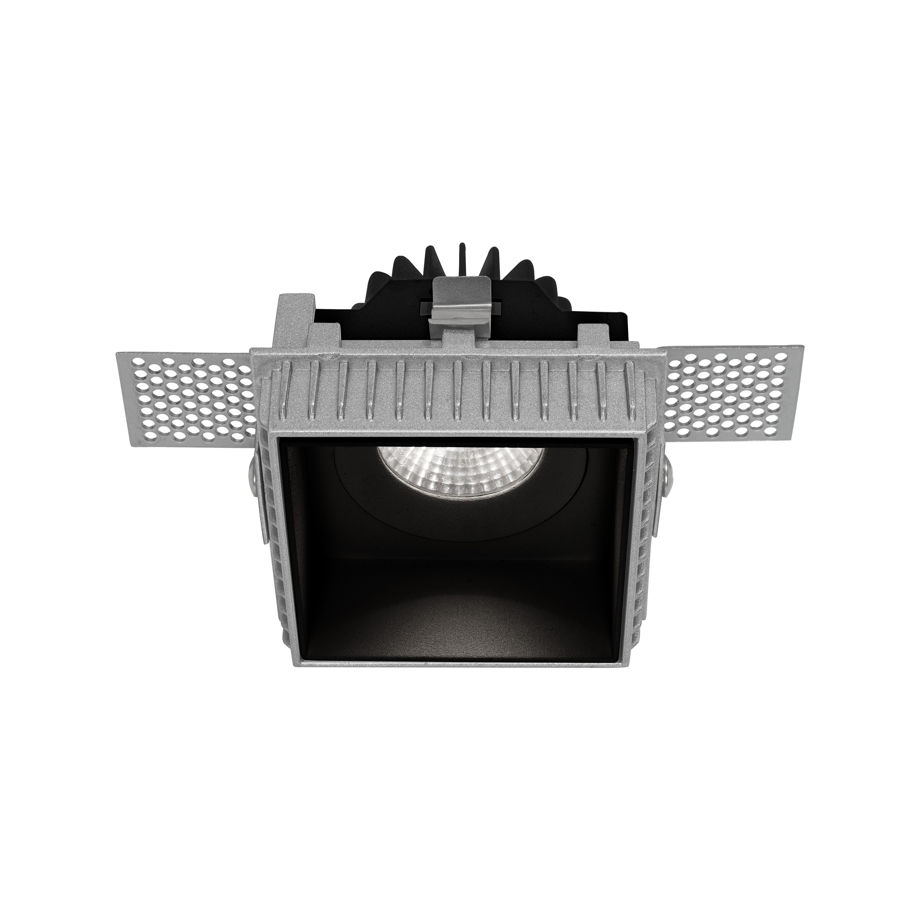 Nova Luce Belluno - spot encastrable sans garniture - mm, mm taille d"encastrement - IP54 - noir