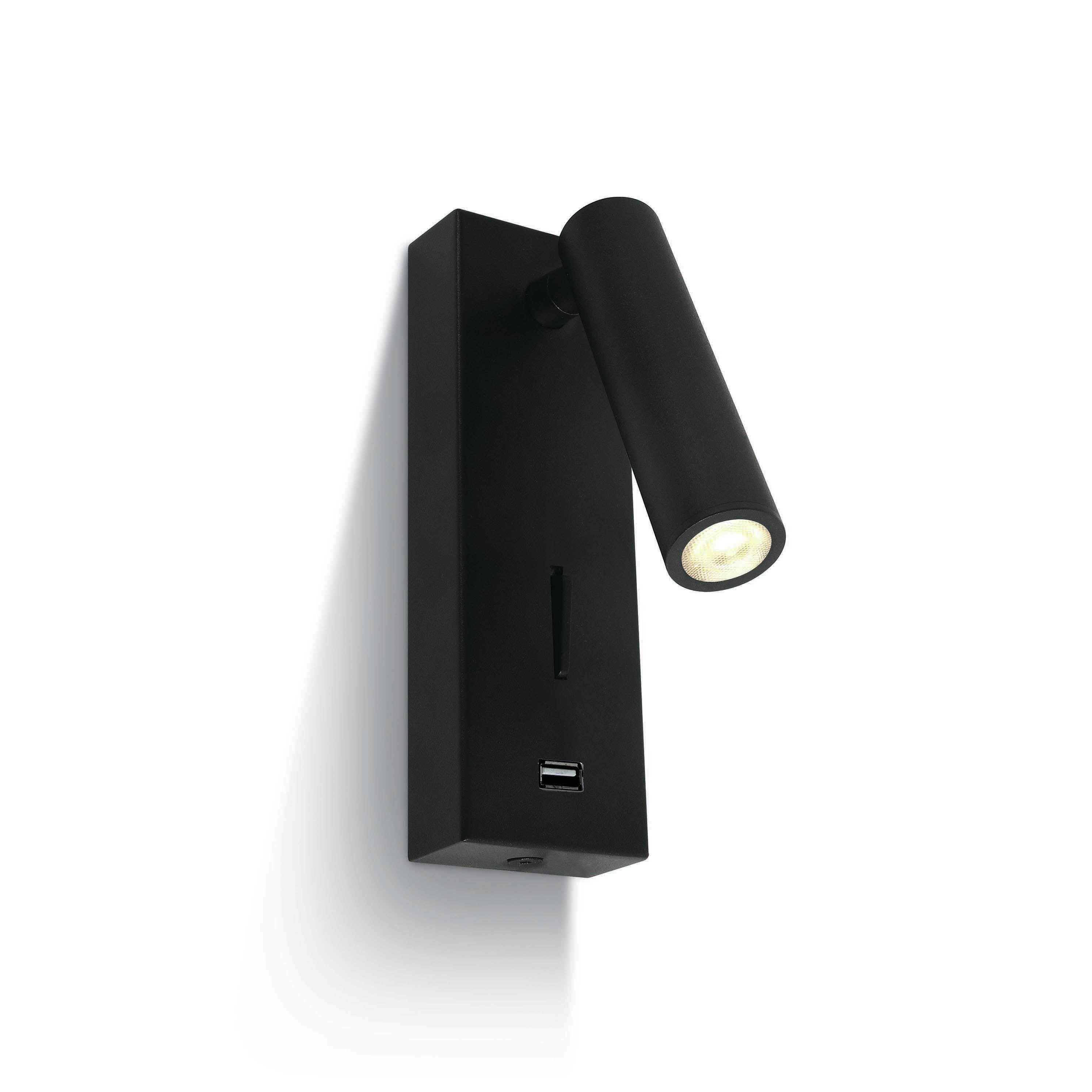ONE Light Reading Spots - applique murale avec interrupteur - ,5 x - 3W LED inclus - noir — vue 3