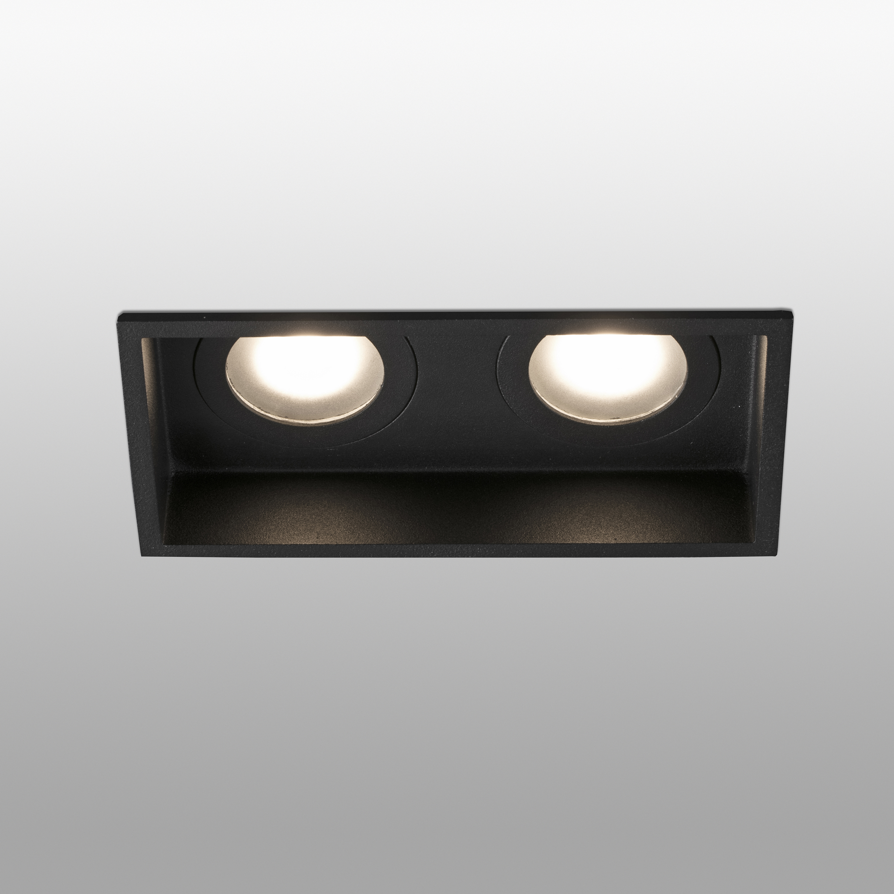 Faro Hyde - spot encastré - mm, mm taille d"encastrement - IP44 - noir mat