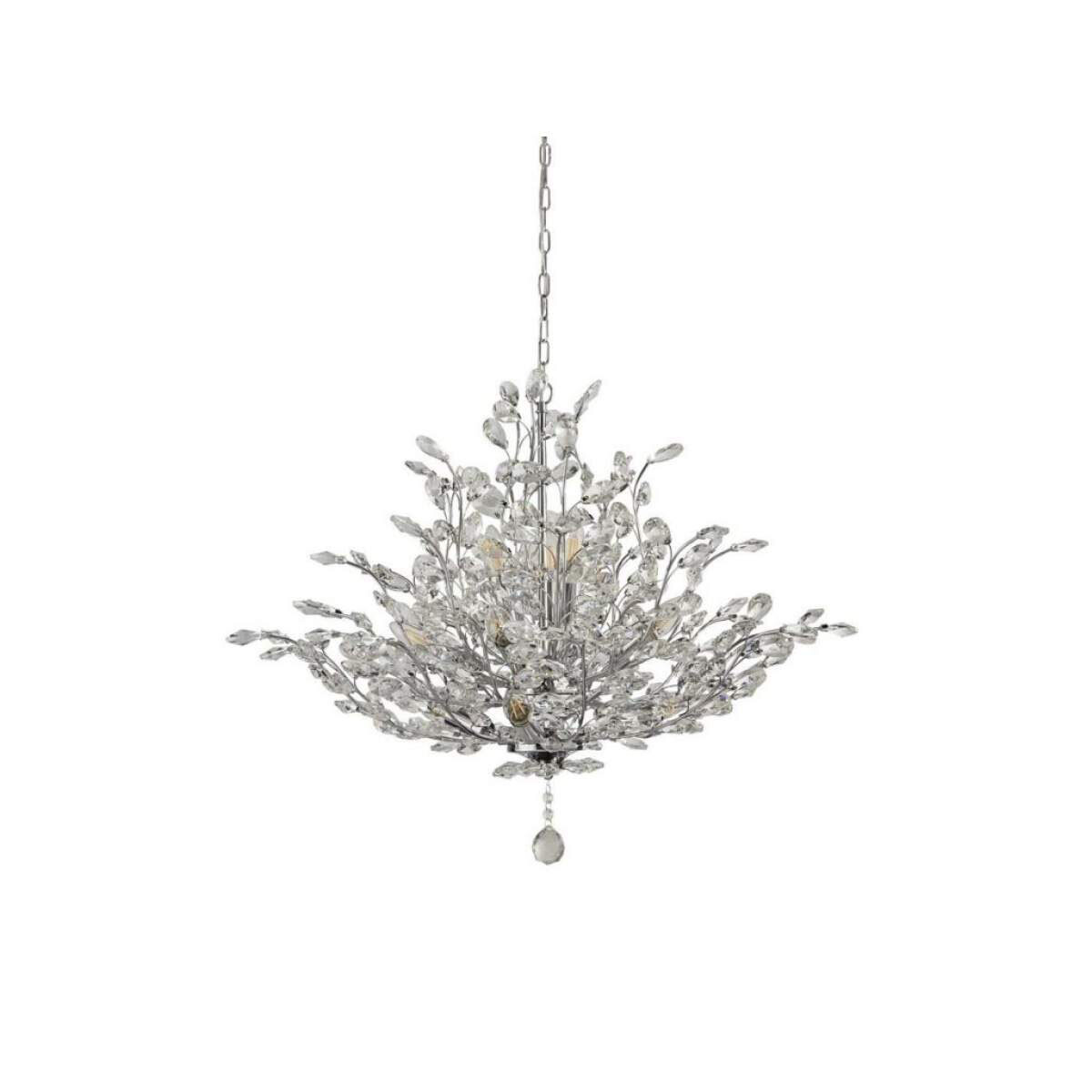 Searchlight Bouquet - lampe suspendue - Ø cm - chrome