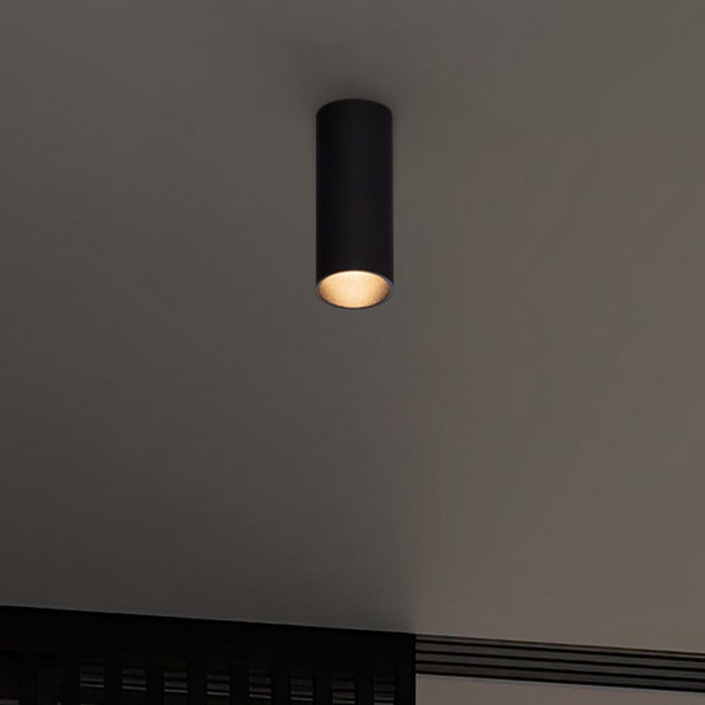 Nova Luce Mor - spot en saillie - Ø cm - noir — vue 3