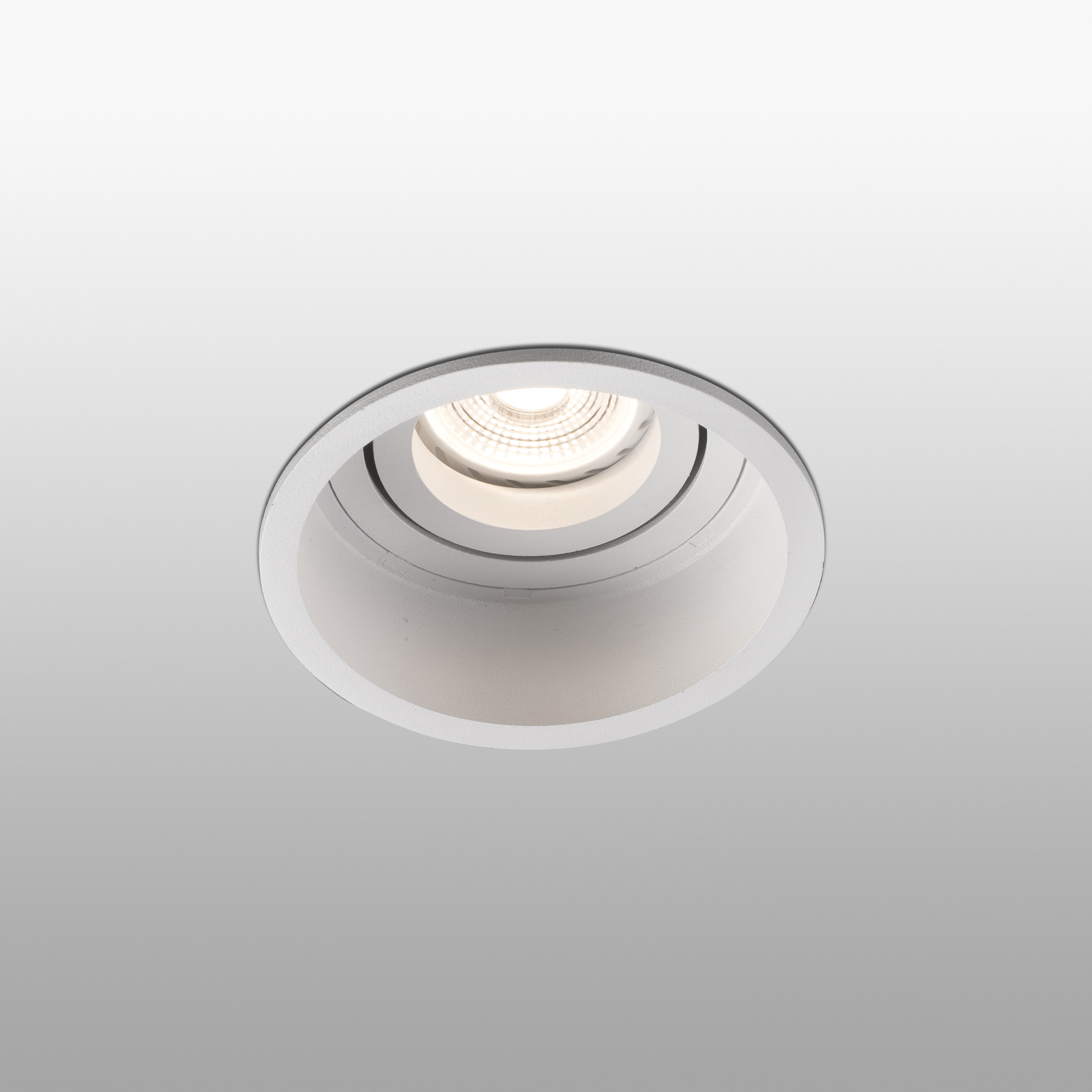 Faro Hyde - spot encastrable - Ø 89 mm, Ø 83 mm encastrable - blanc mat