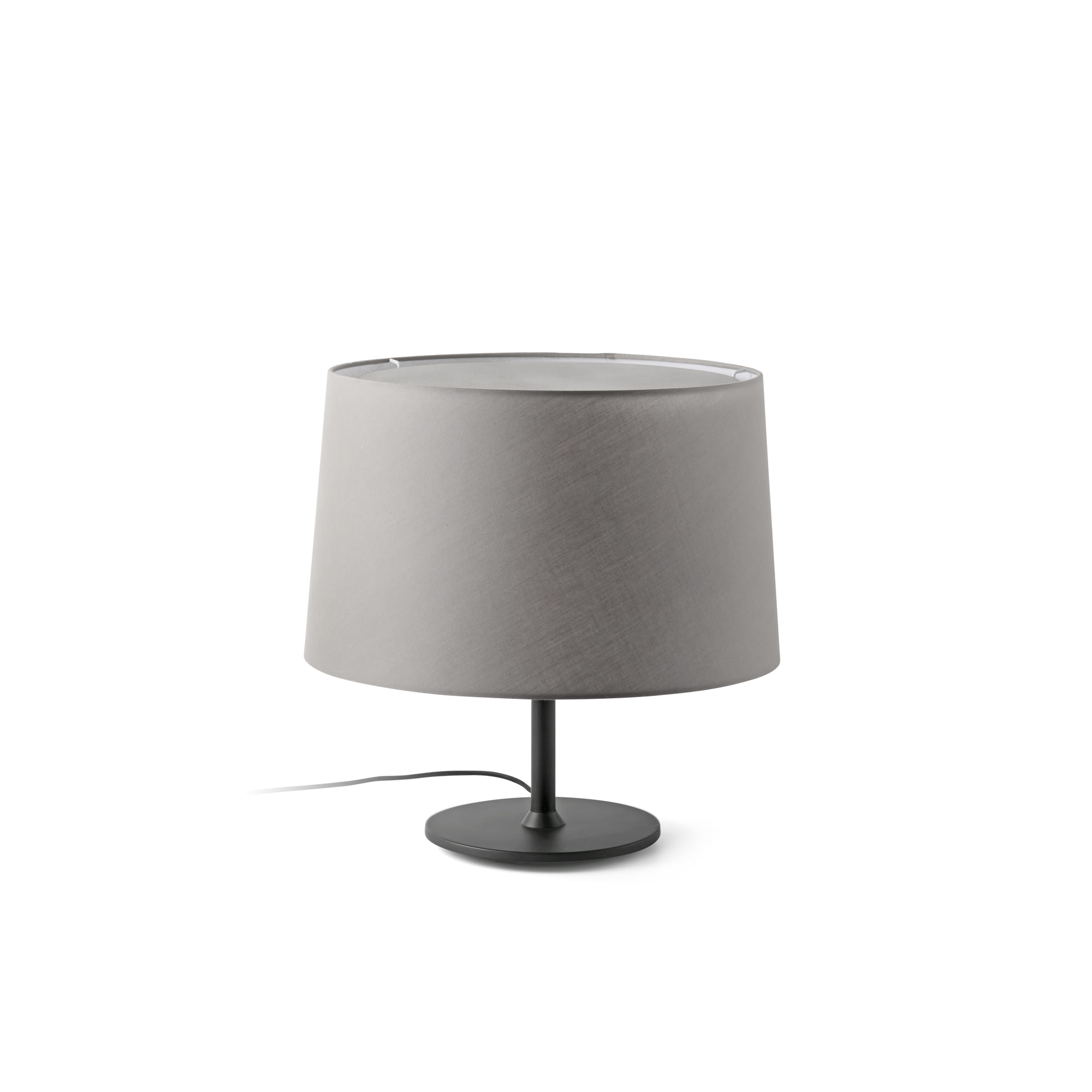 Faro Windsor - lampe de table - Ø 48,5 x cm - noir mat et gris