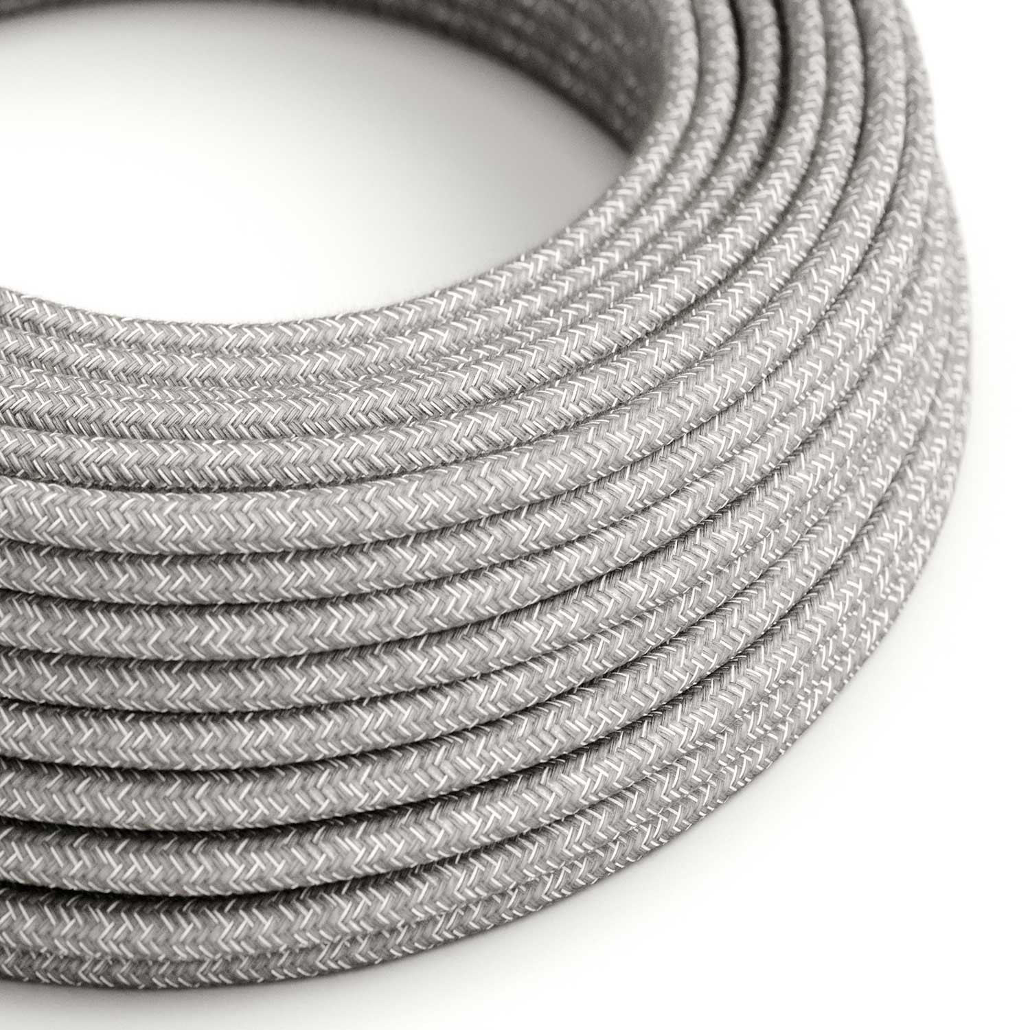 Creative Cables - câble textile - par - gris