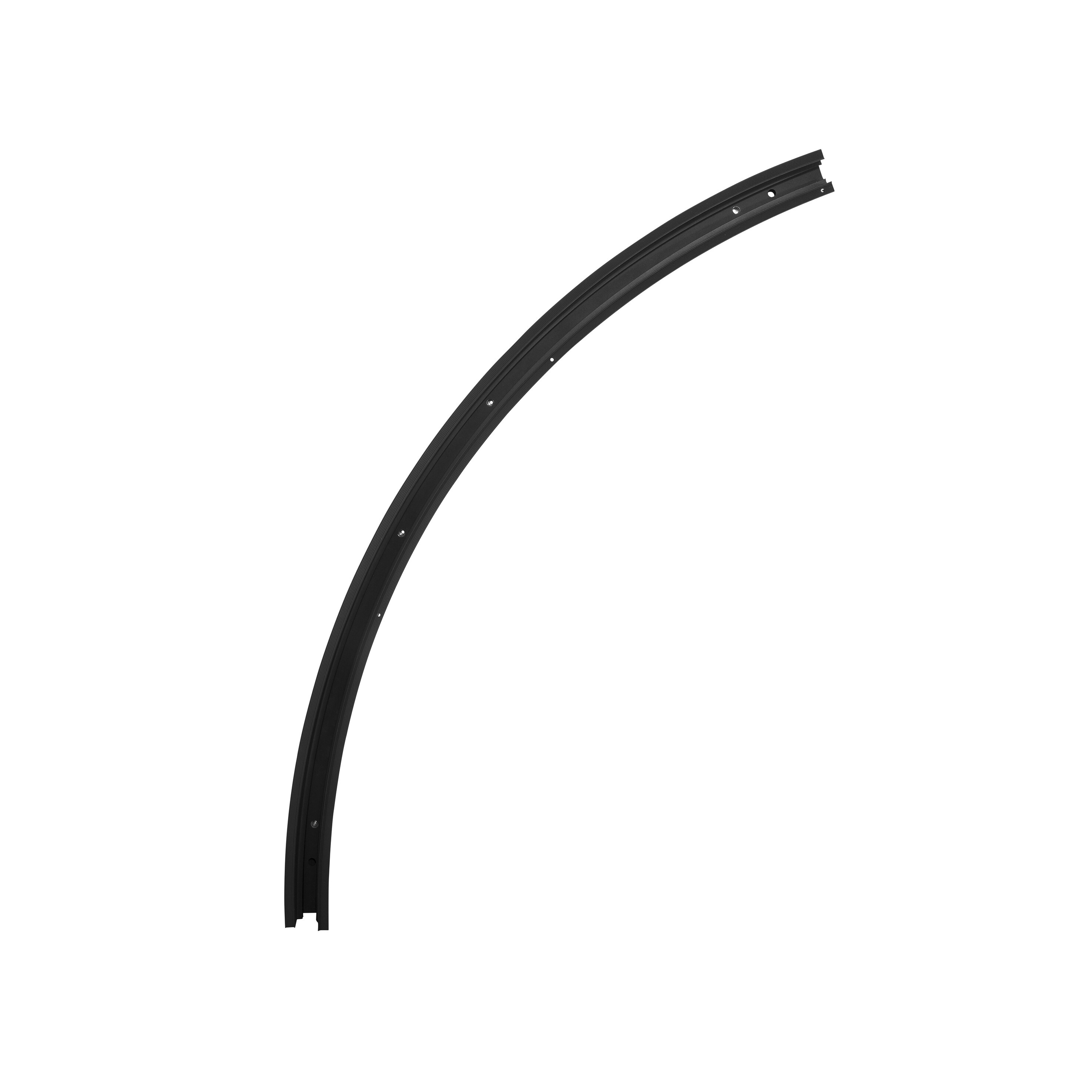 Nova Luce Curve - rail courbe 90 degrés - ,1 x 7,5 cm - noir sable