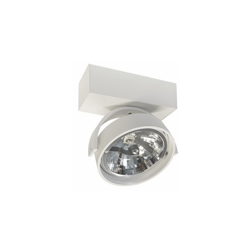Artdelight Dutchess - spot en saillie 1L - x 18,9 cm - blanc