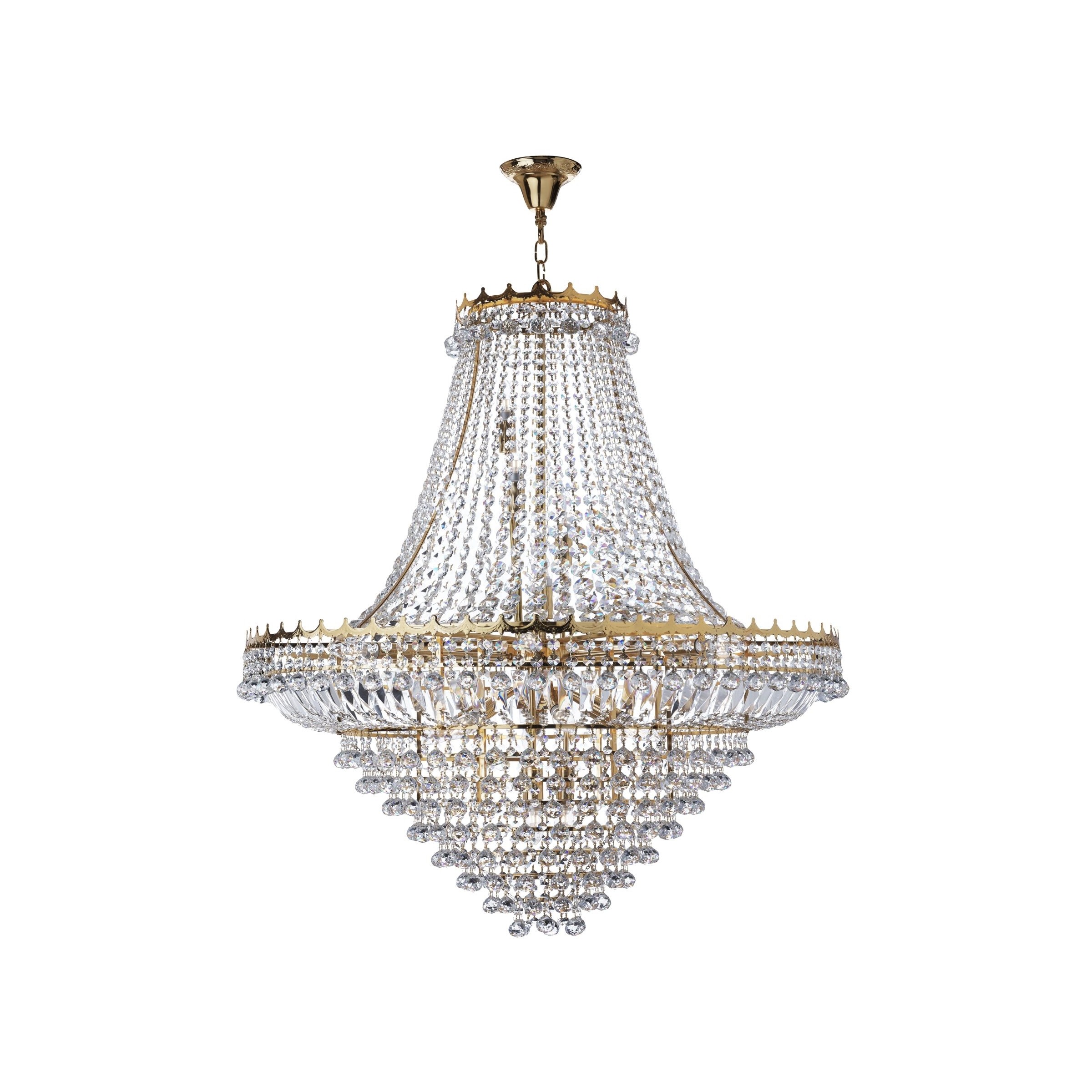 Searchlight Versailles - lustre - Ø cm - or et transparent