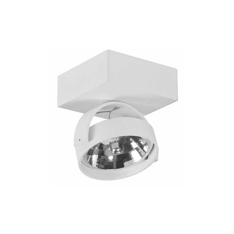 Artdelight Dutchess - spot en saillie 1L - 12,8 x 12,8 x - blanc