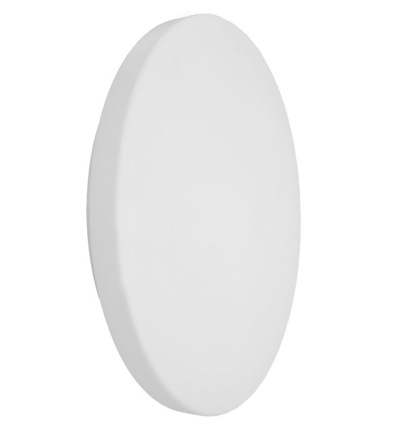 Century Italia Blanca Slim - applique et plafonnier - Ø 24,5 x 5,5 cm - 14W LED inclus - blanc