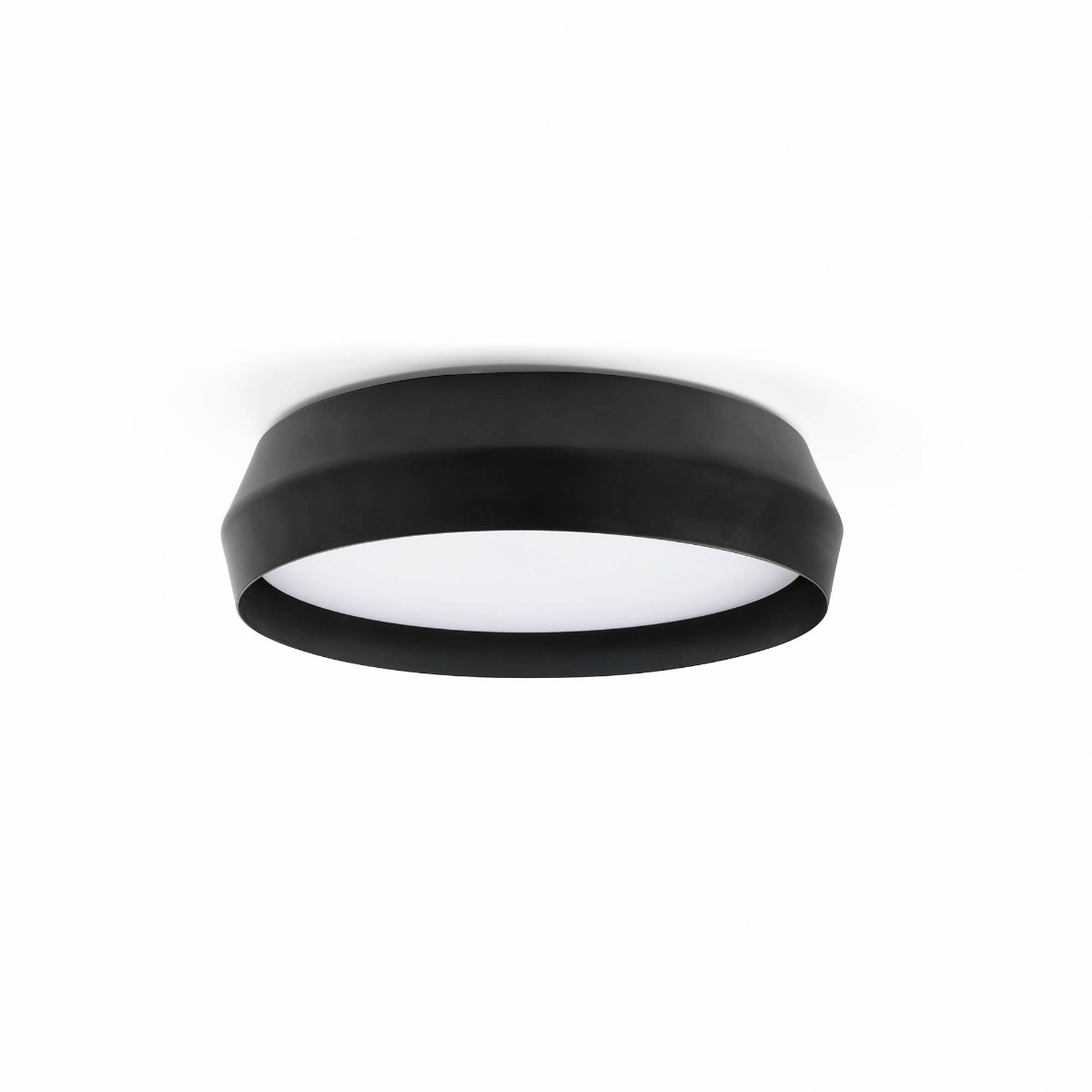 Faro Shoku - plafonnier - Ø ,3 cm - 24W LED dimmable inclus - noir