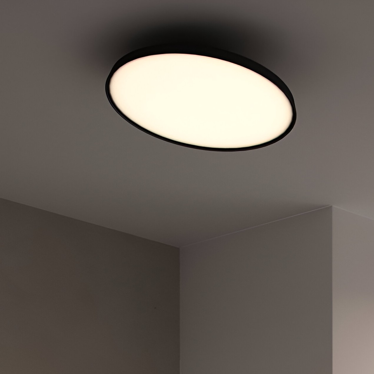 Design for the People Kaito 2 Pro 40 - plafonnier - Ø 38,5 x 11,8 cm - 24W dimmable LED inclus - noir