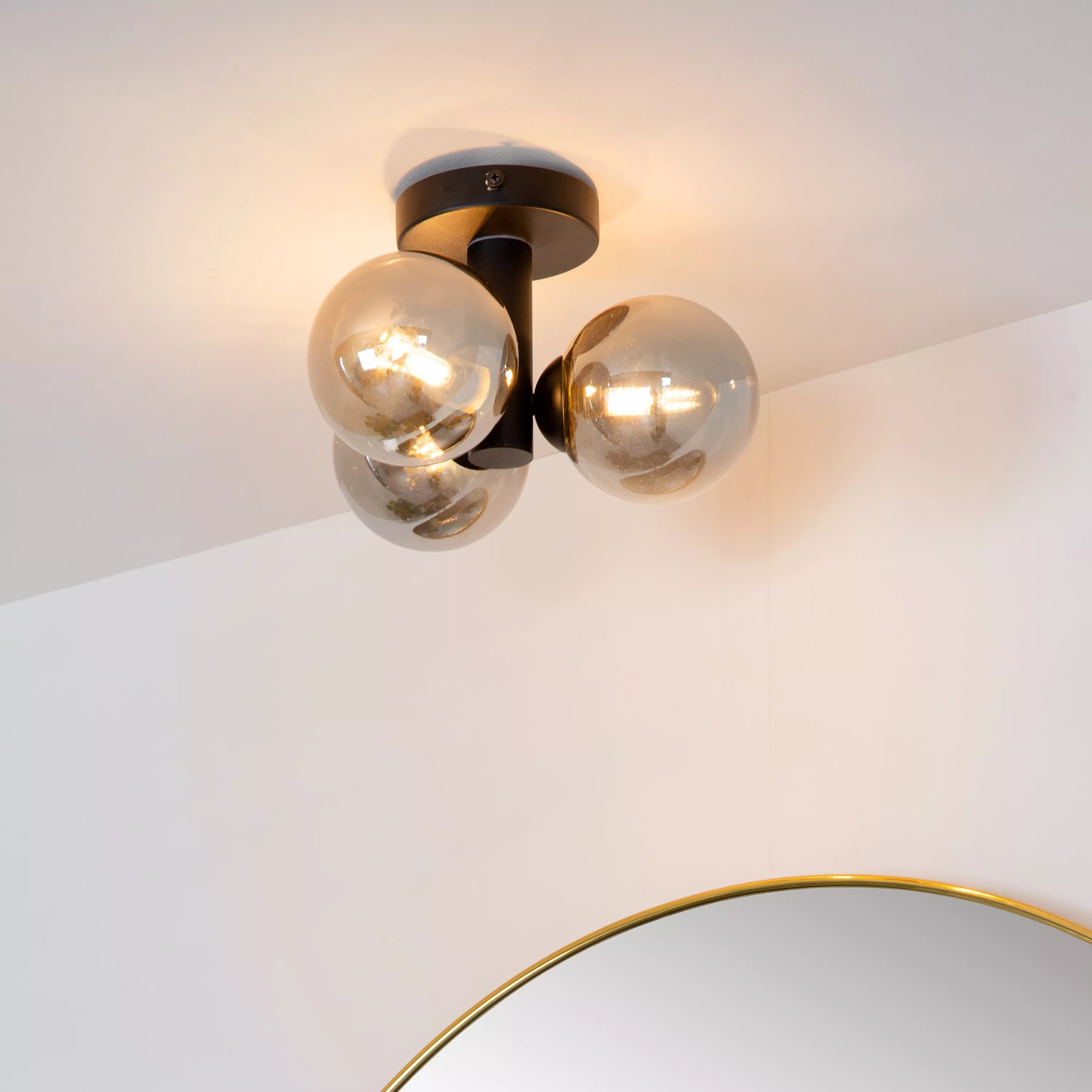 Lucide Trudy - lampadaire - Ø cm - IP44 - noir