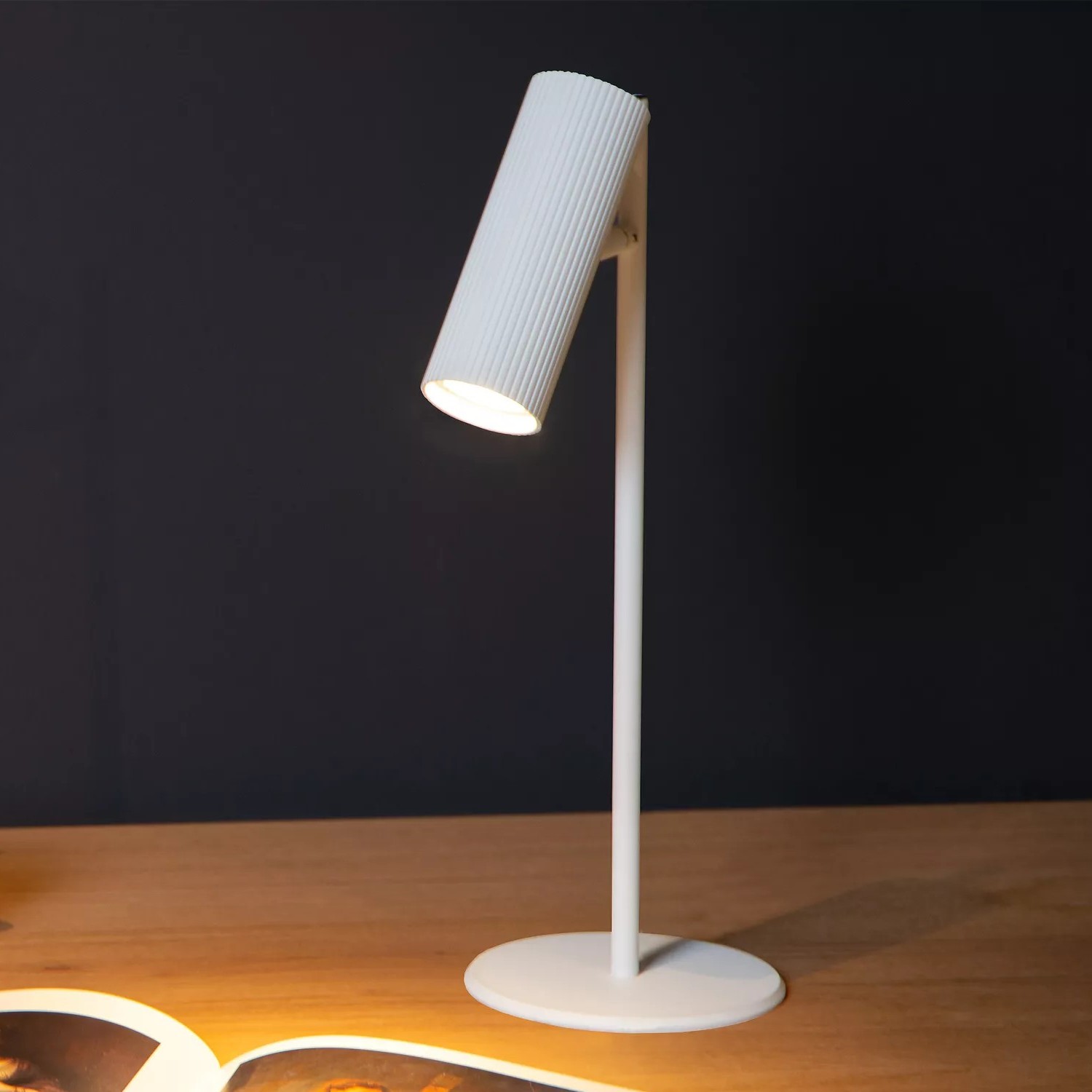 Lucide Clubs - lampe à poser - Ø cm - blanc