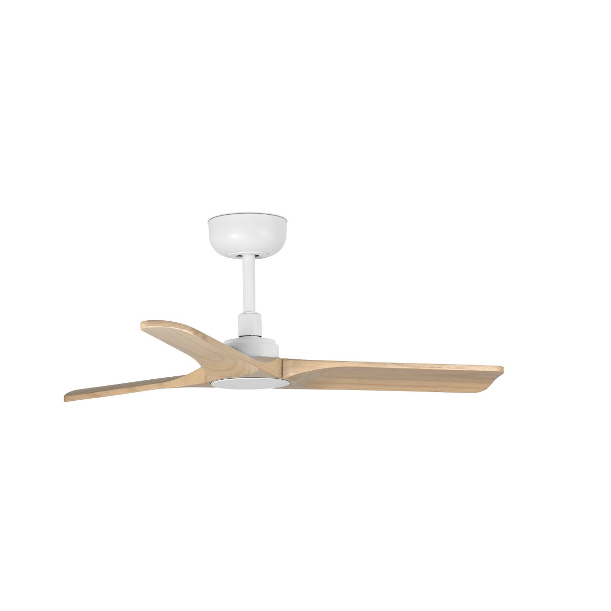 Faro Heywood - ventilateur de plafond - Ø cm - 6 vitesses - inclus télécommande avec minuterie - blanc et bois