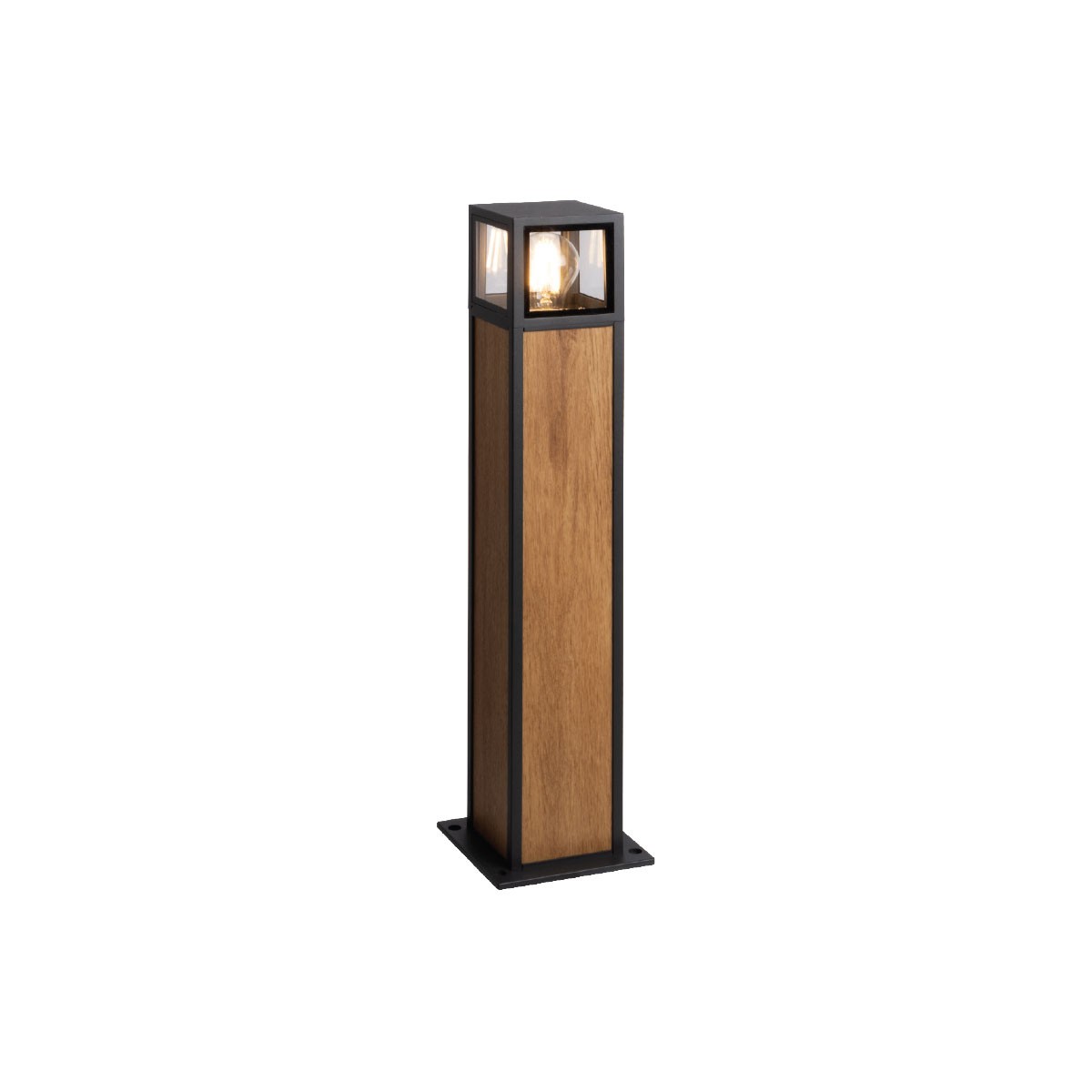 VK Lighting Natu - lampe de jardin - 14,5 x 10,4 x - IP54 - bois et anthracite