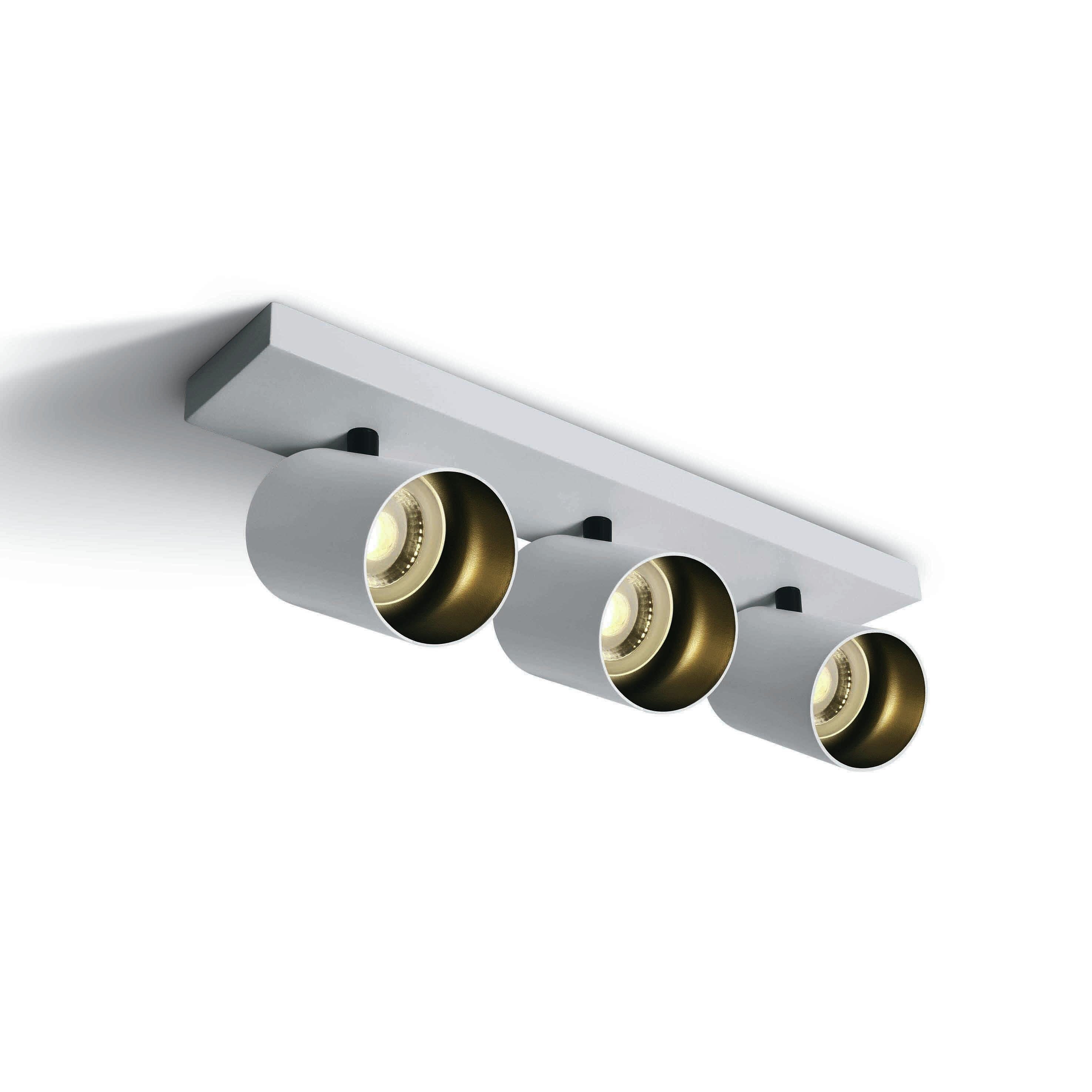 ONE Light Retro GU10 Spots - spot en saillie 3L - x - blanc