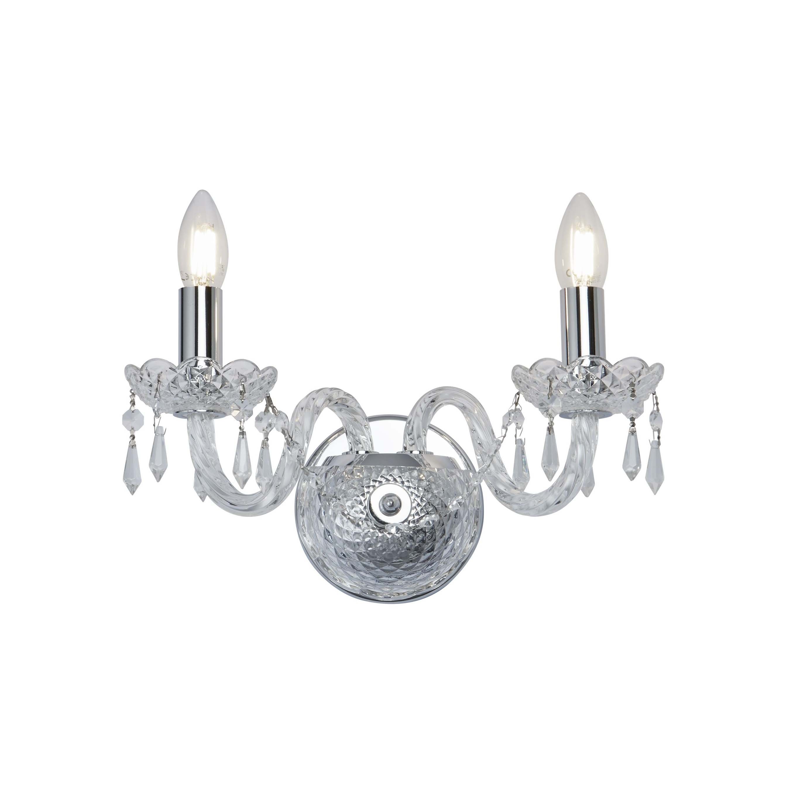 Searchlight Hale - applique murale - cm - chrome