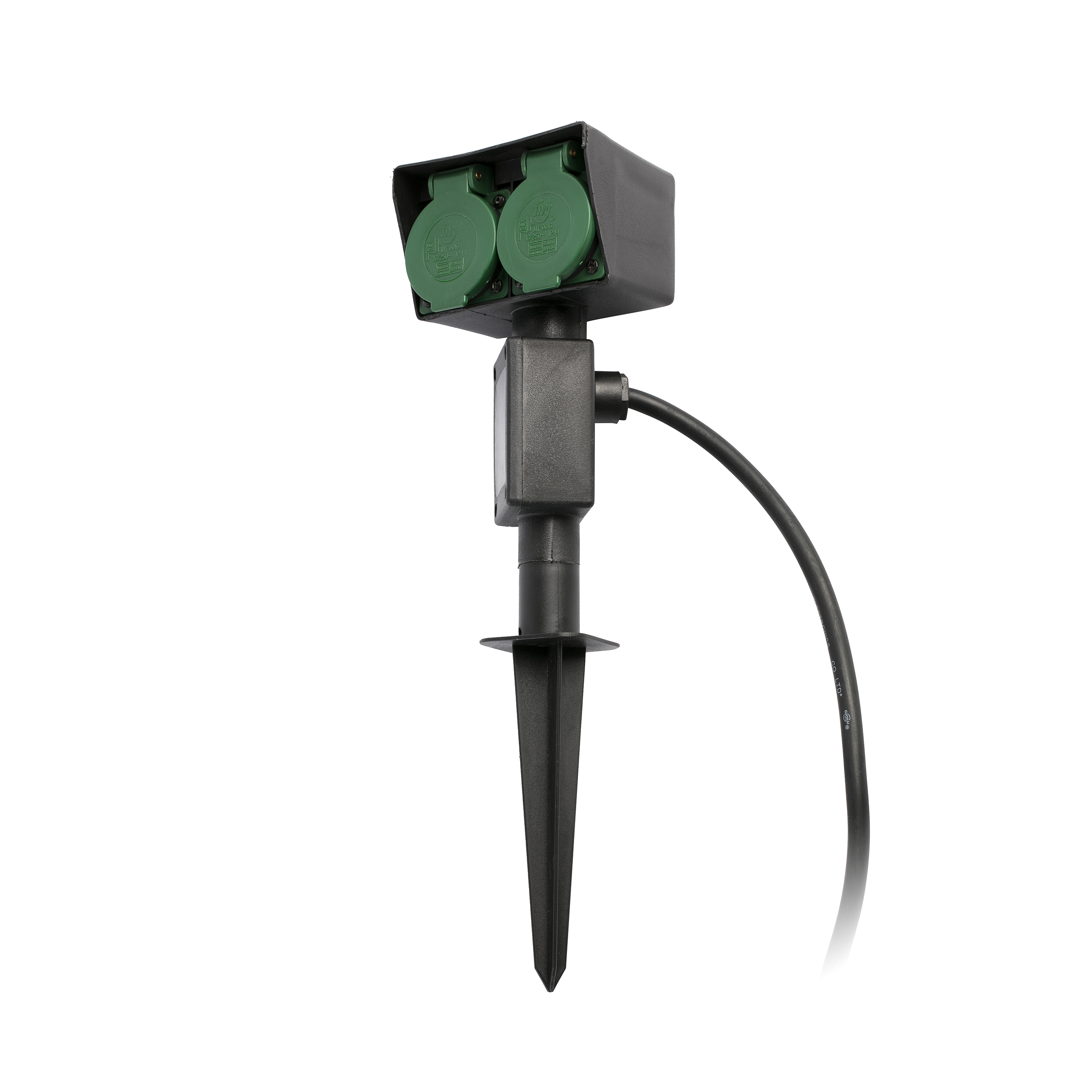 Faro Garten-1 - spot de sol sur pointe - x - IP44 - noir mat