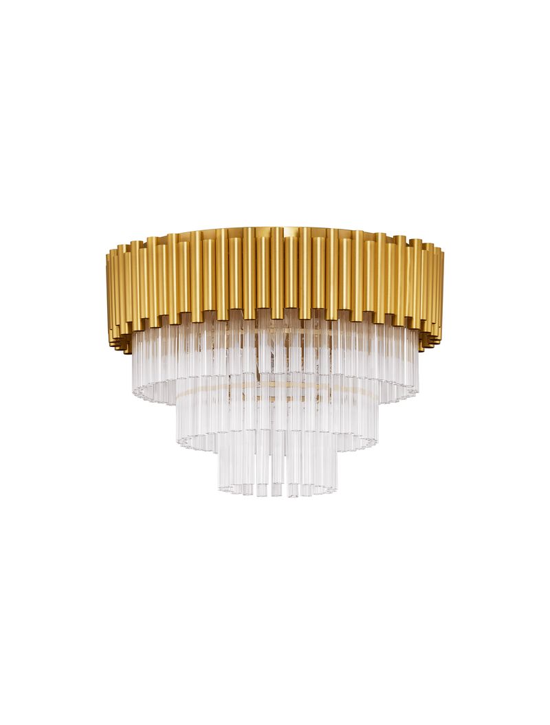 Nova Luce Magnolia - plafonnier - Ø ,5 cm - or — vue 3