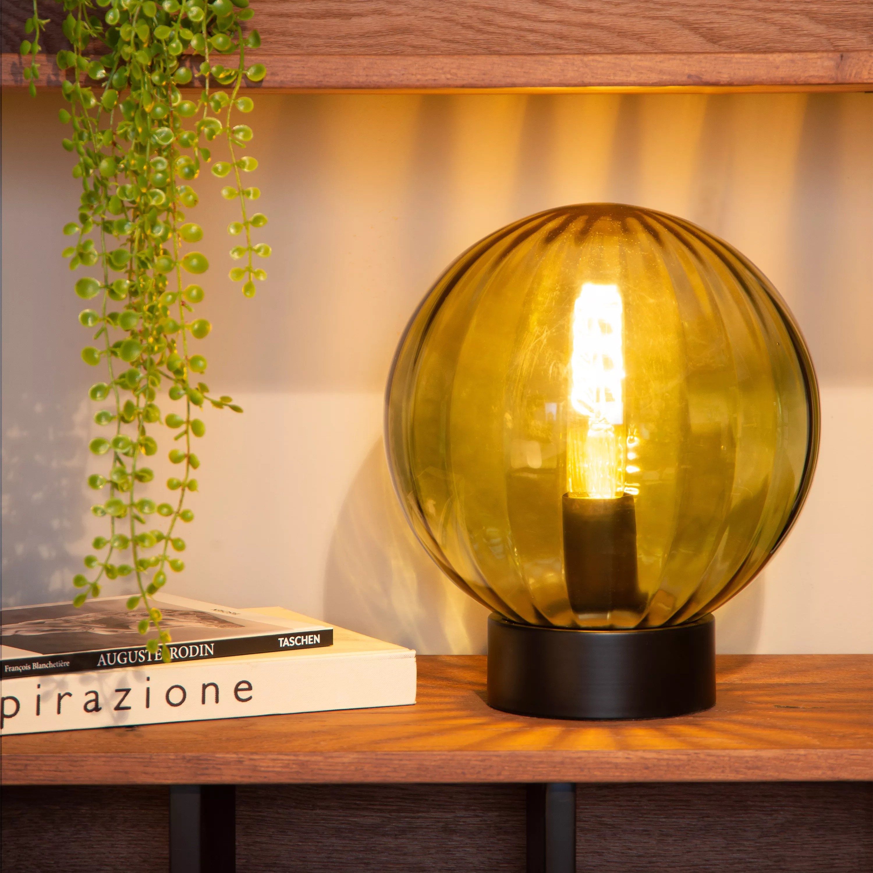 Lucide Monsaraz - lampe à poser - Ø cm - vert