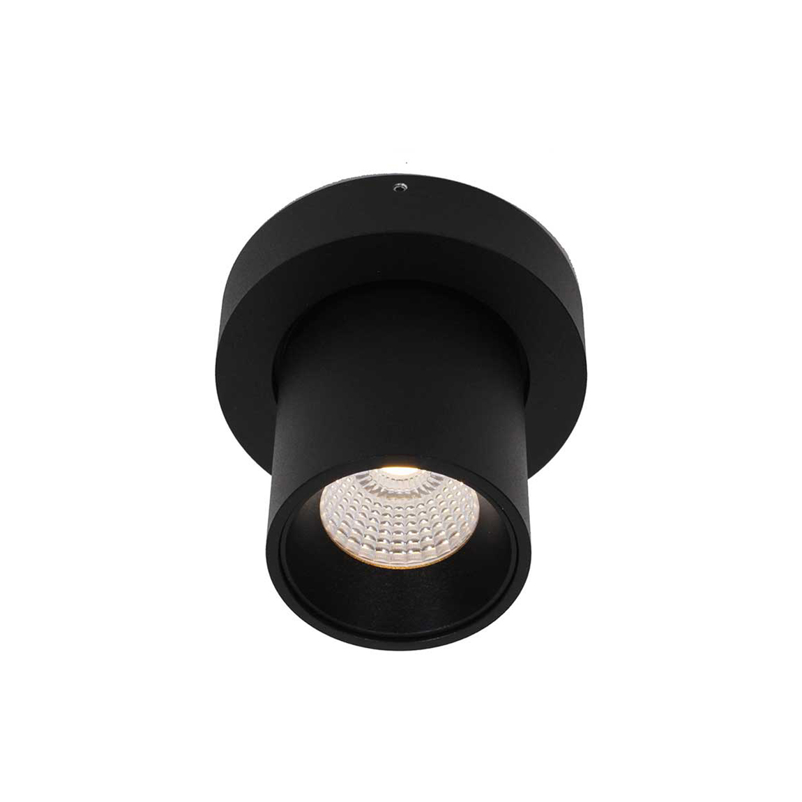 Artdelight Laguna - spot en saillie 1L - Ø ,5 cm - 6W LED dimmable inclus - noir