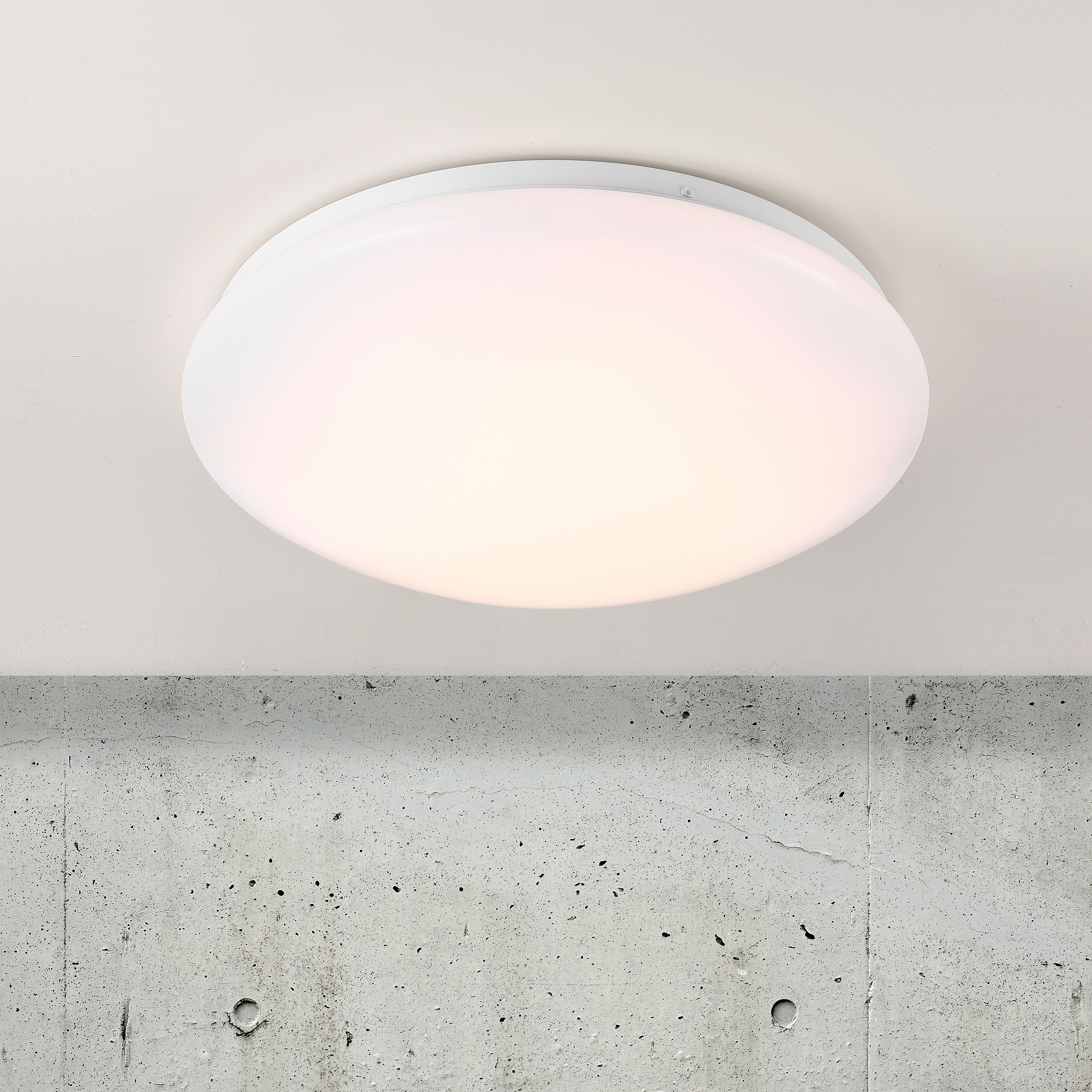 Nordlux Mani - plafonnier - Ø 32,5 x 10,5 cm - 18W LED inclus - blanc