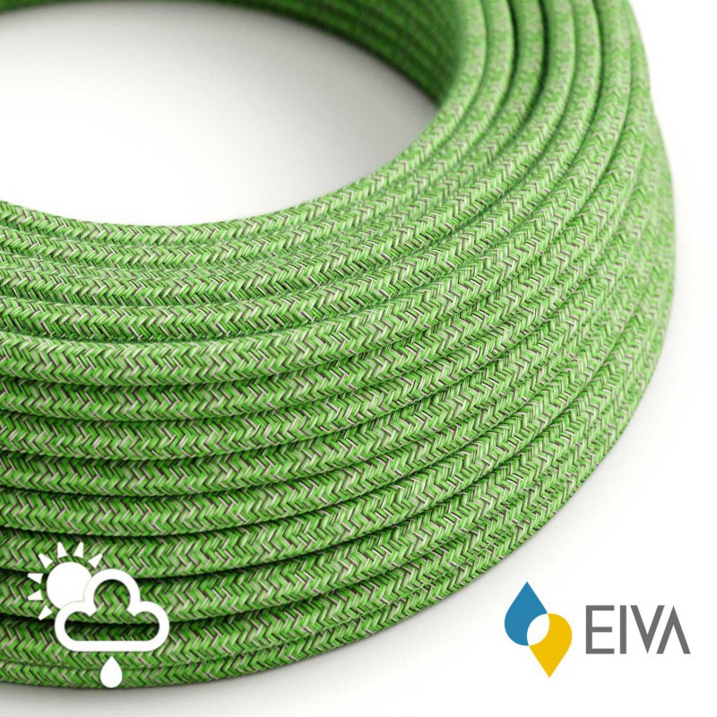 Creative Cables EIVA - cordon textile - IP65 - par - vert