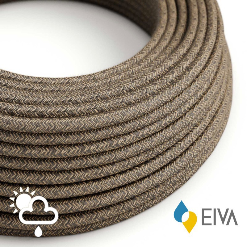 Creative Cables EIVA - cordon textile - IP65 - par - marron