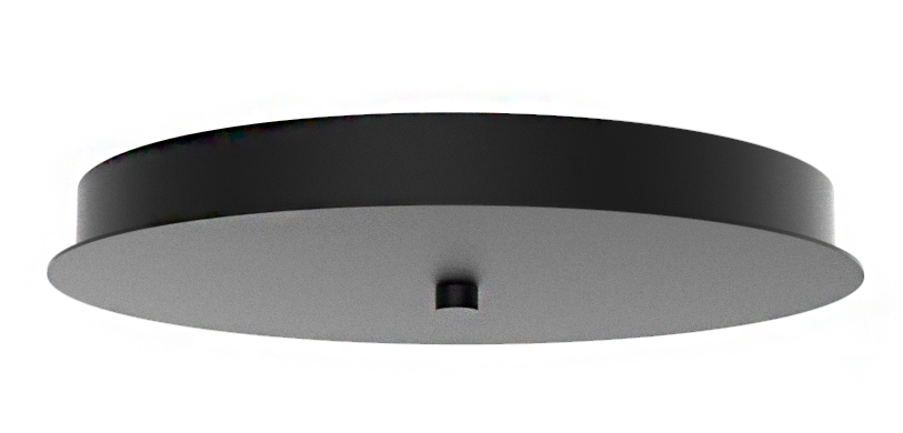 SECONDE CHANCE - Artdelight Plate - plaque de plafond extensible à 5 lampes - Ø 30 cm - noir