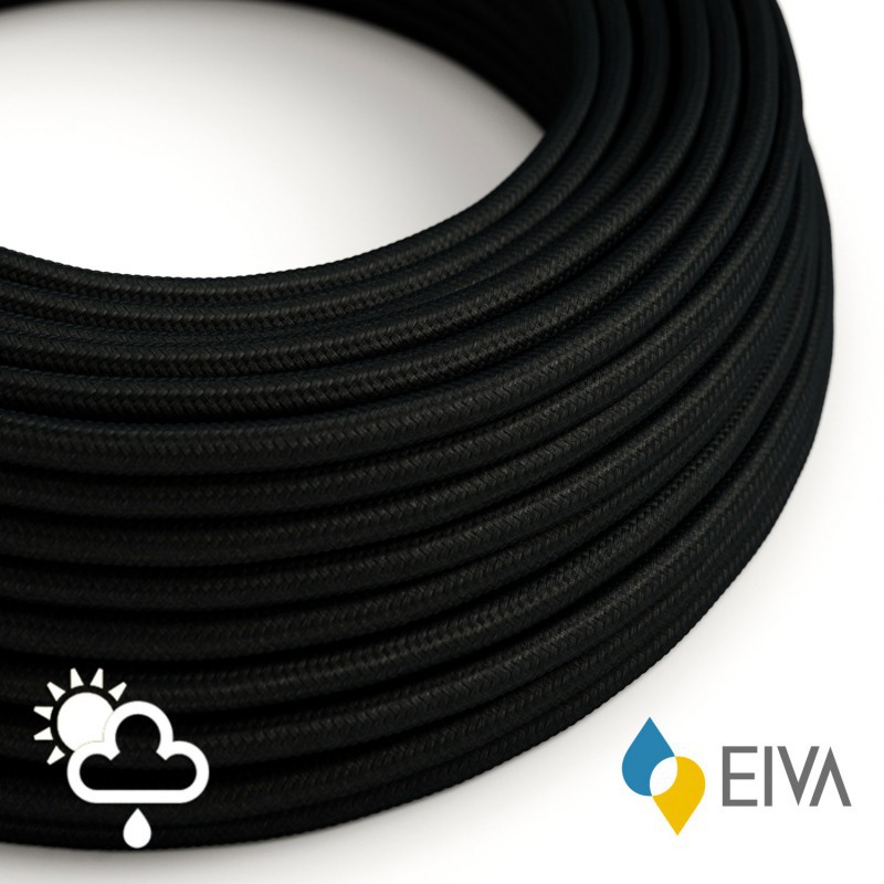 Creative Cables EIVA - cordon textile - IP65 - par - noir