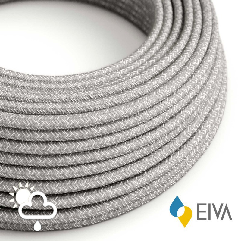 Creative Cables EIVA - cordon textile - IP65 - par - gris