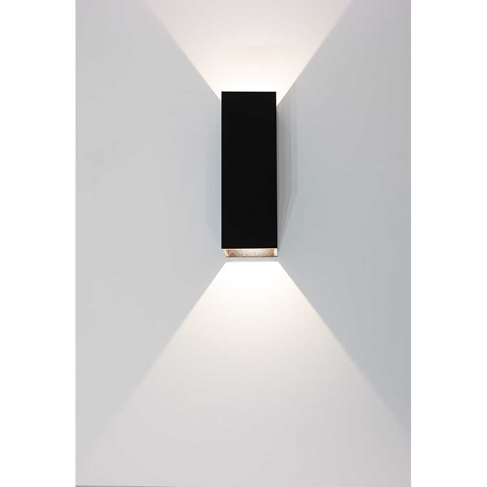 Artdelight Vegas - applique murale - x - ,5W LED inclus - IP65 - noir