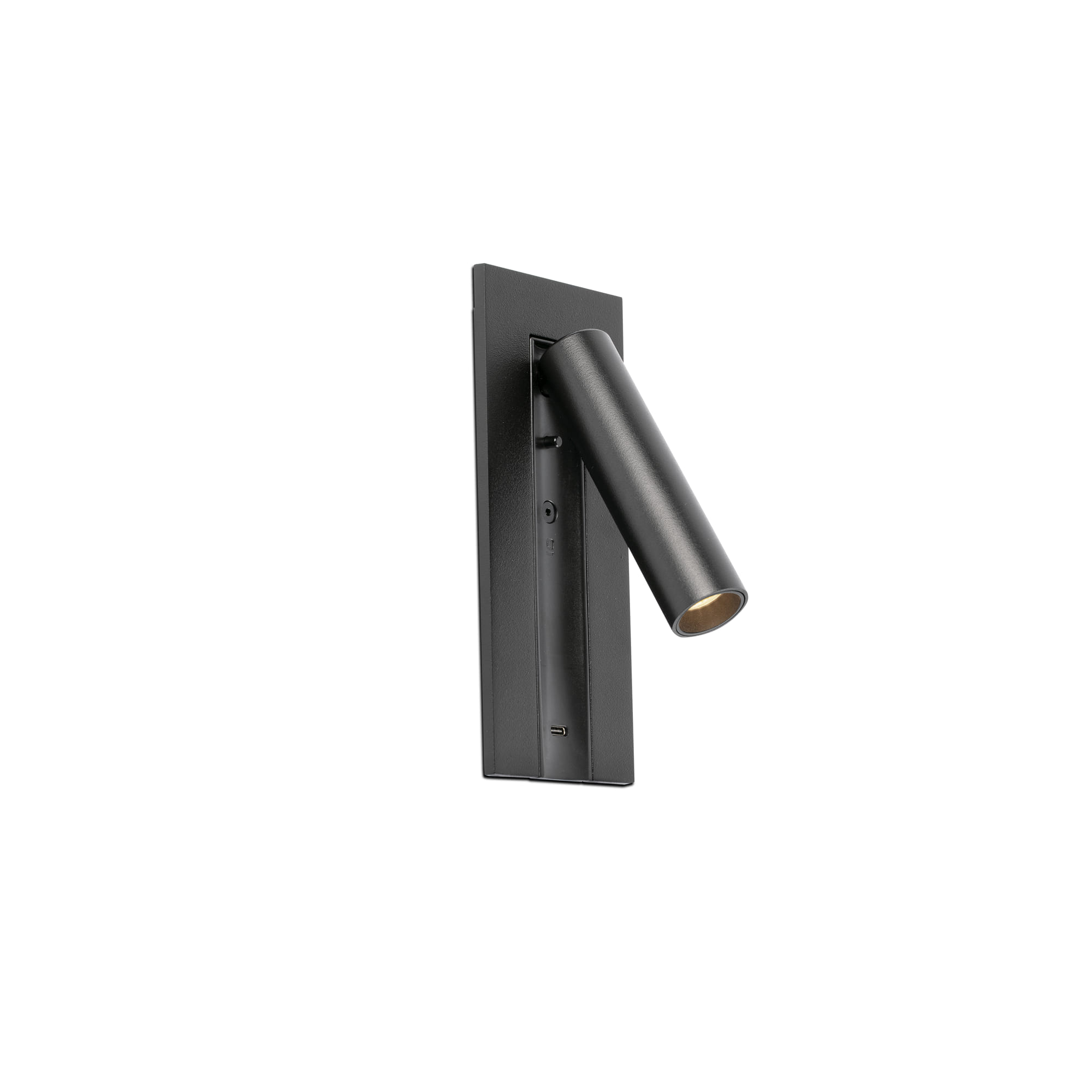 Faro Gabo - lampe de chevet avec port usb - ,5 x 6,9 cm - 4,5W LED inclus - noire mat