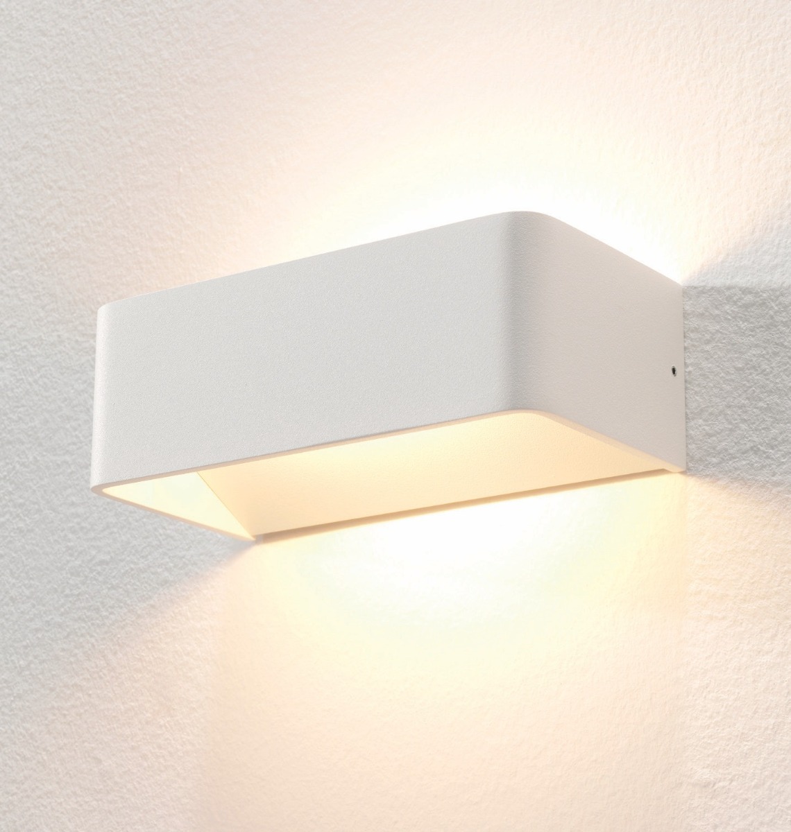Artdelight Mainz - applique murale - x 7 cm - W LED dimmable inclus - blanc