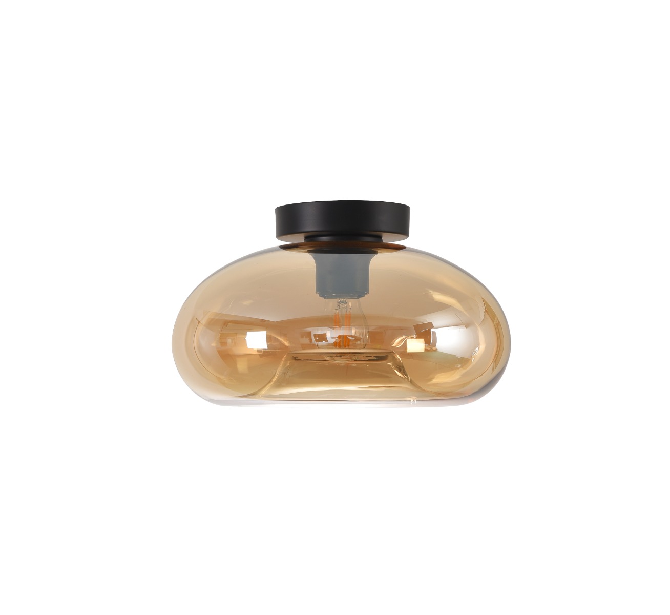 Artdelight Paradise - plafonnier - Ø cm - ambre