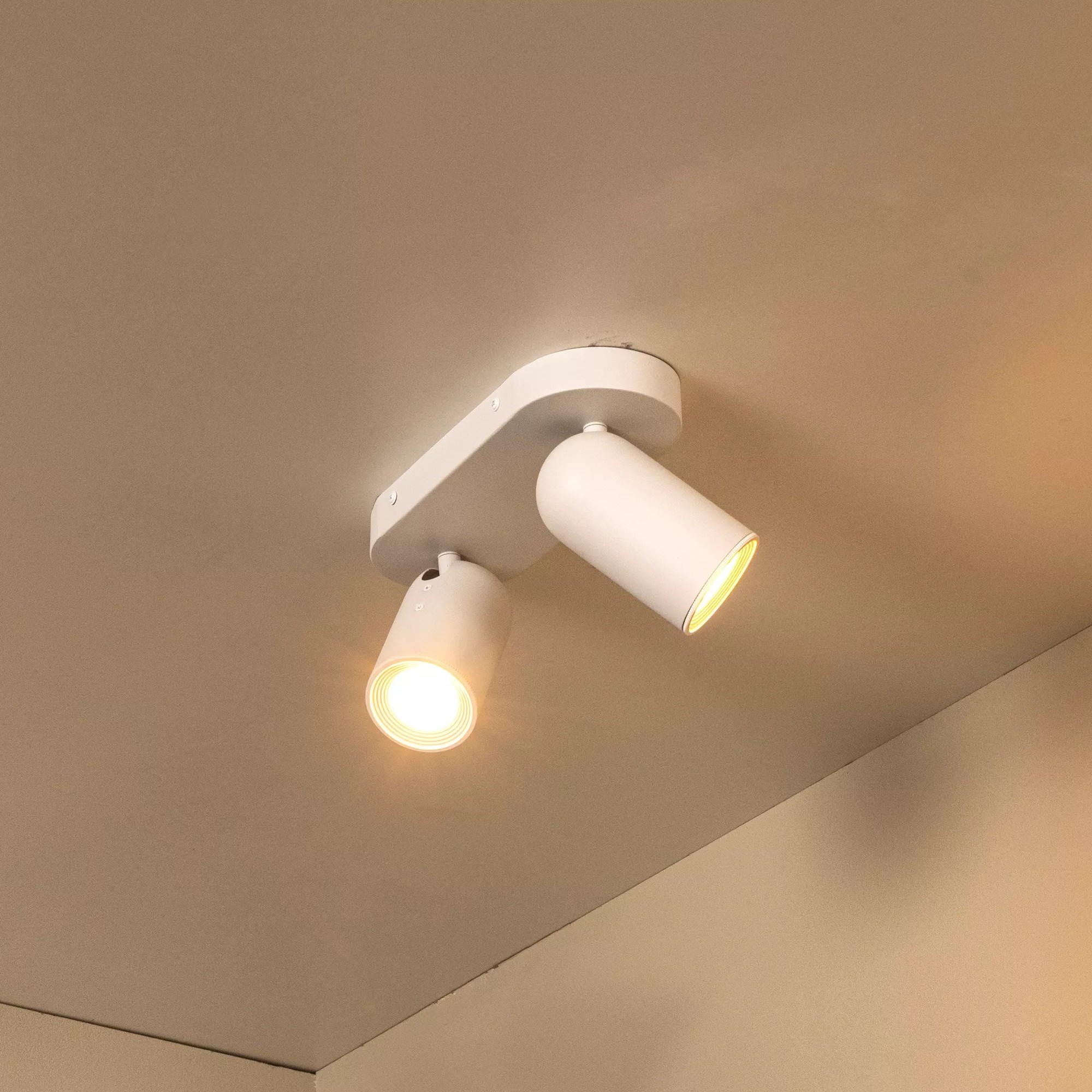 Lucide Punch - spot en saillie - x - blanc