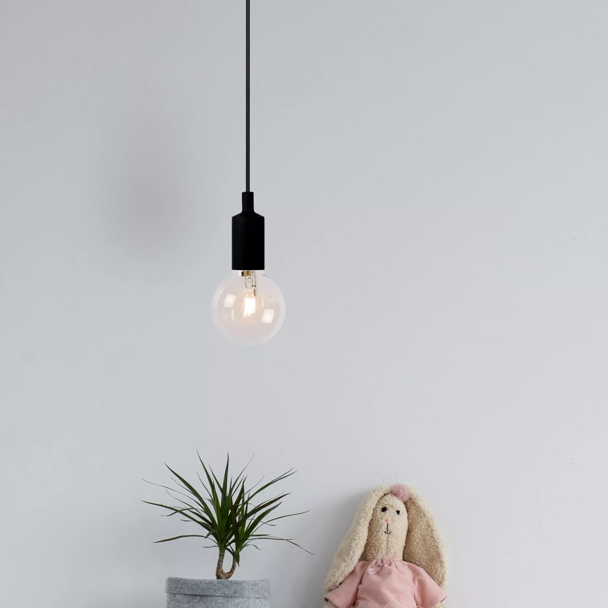 Lucide Fix - lampe suspendue - Ø cm - noir