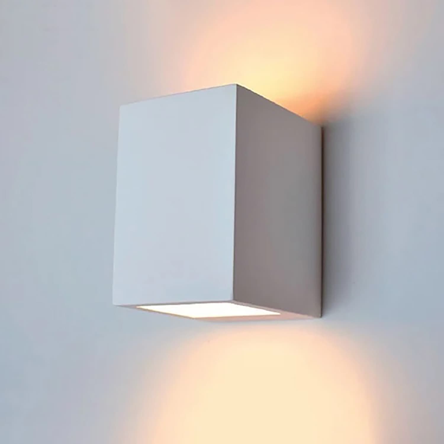 Elmark - applique murale en plâtre - x - blanc