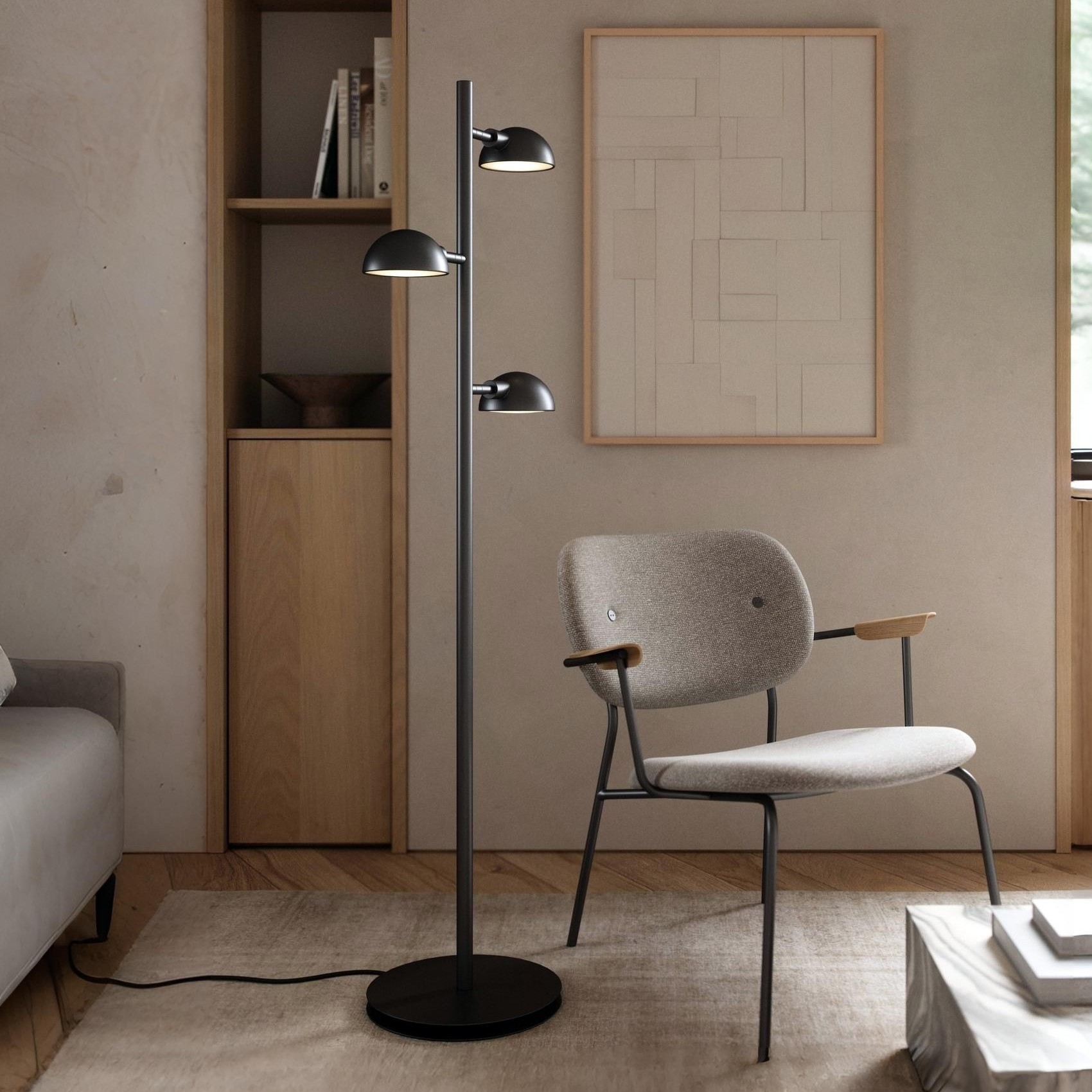 Design For The People Nomi - lampadaire 3L - ,5 cm - noir