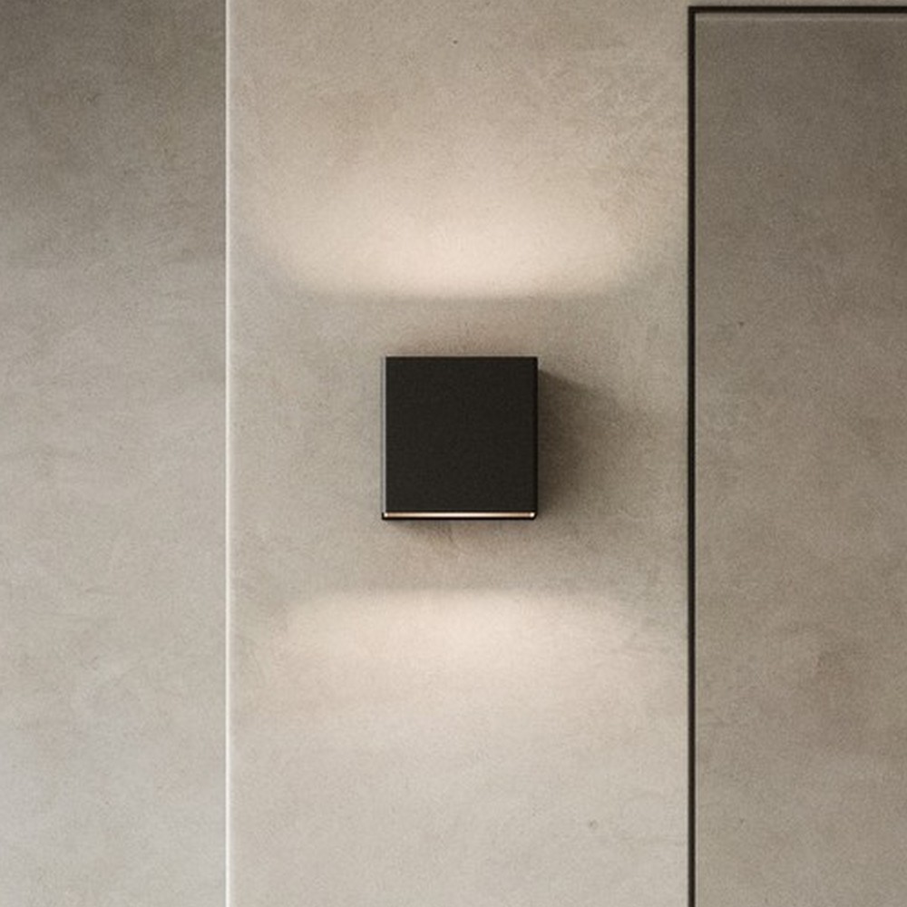 Nordlux Turn - applique murale extérieure - cm - 13W LED dimmable inclus - IP54 - noir
