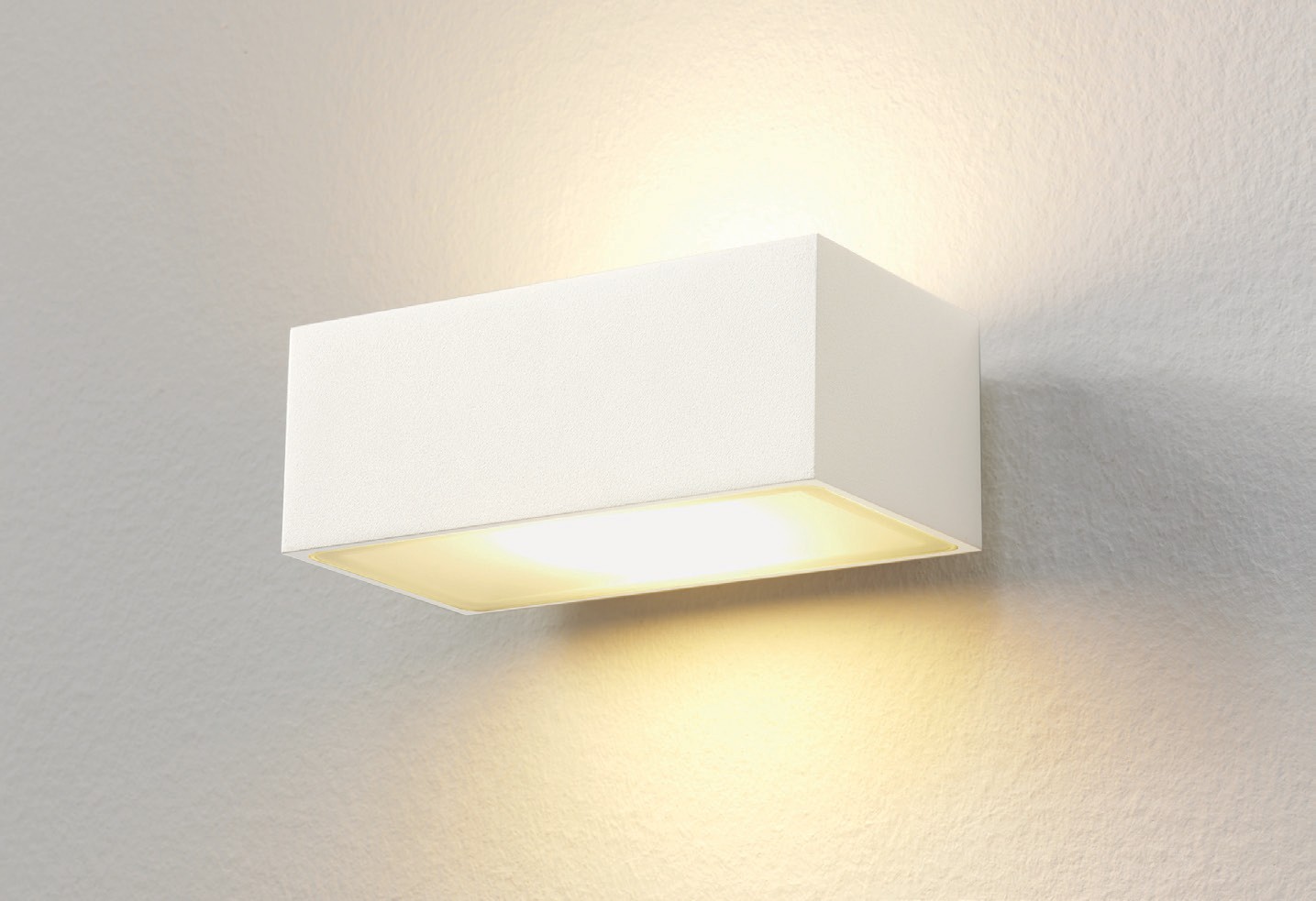 Artdelight Eindhoven100 - applique murale - ,2 x 5 cm - W LED dimmable inclus - IP54 - blanc